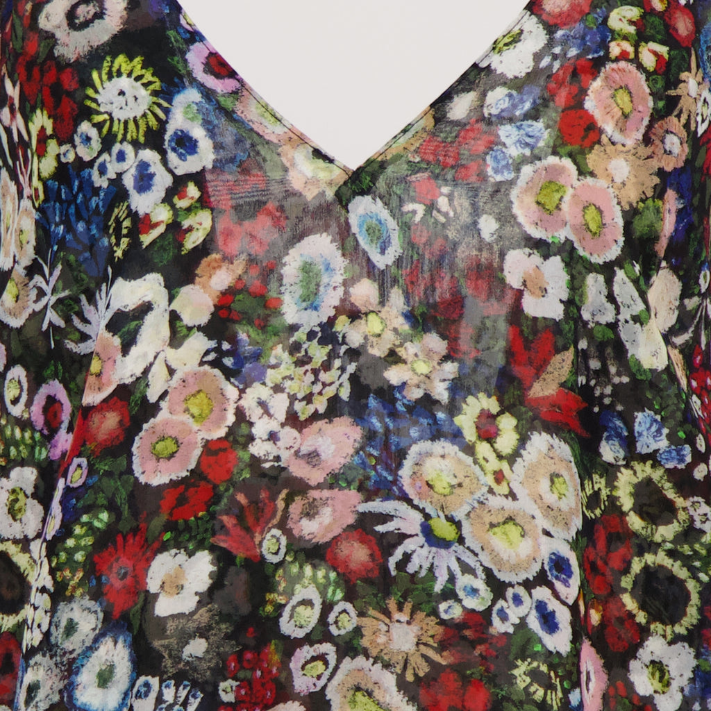 Imagem do Vestido Longo Taja estampado da marca Khaite para Mulher - Temporada Primavera-Verão 2026 - Vista Detalhada_1