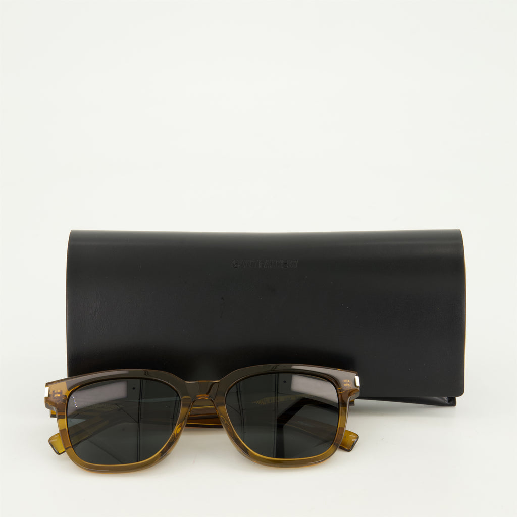 Glasses SL 711/k Sunglasses Saint Laurent Brown Unisex