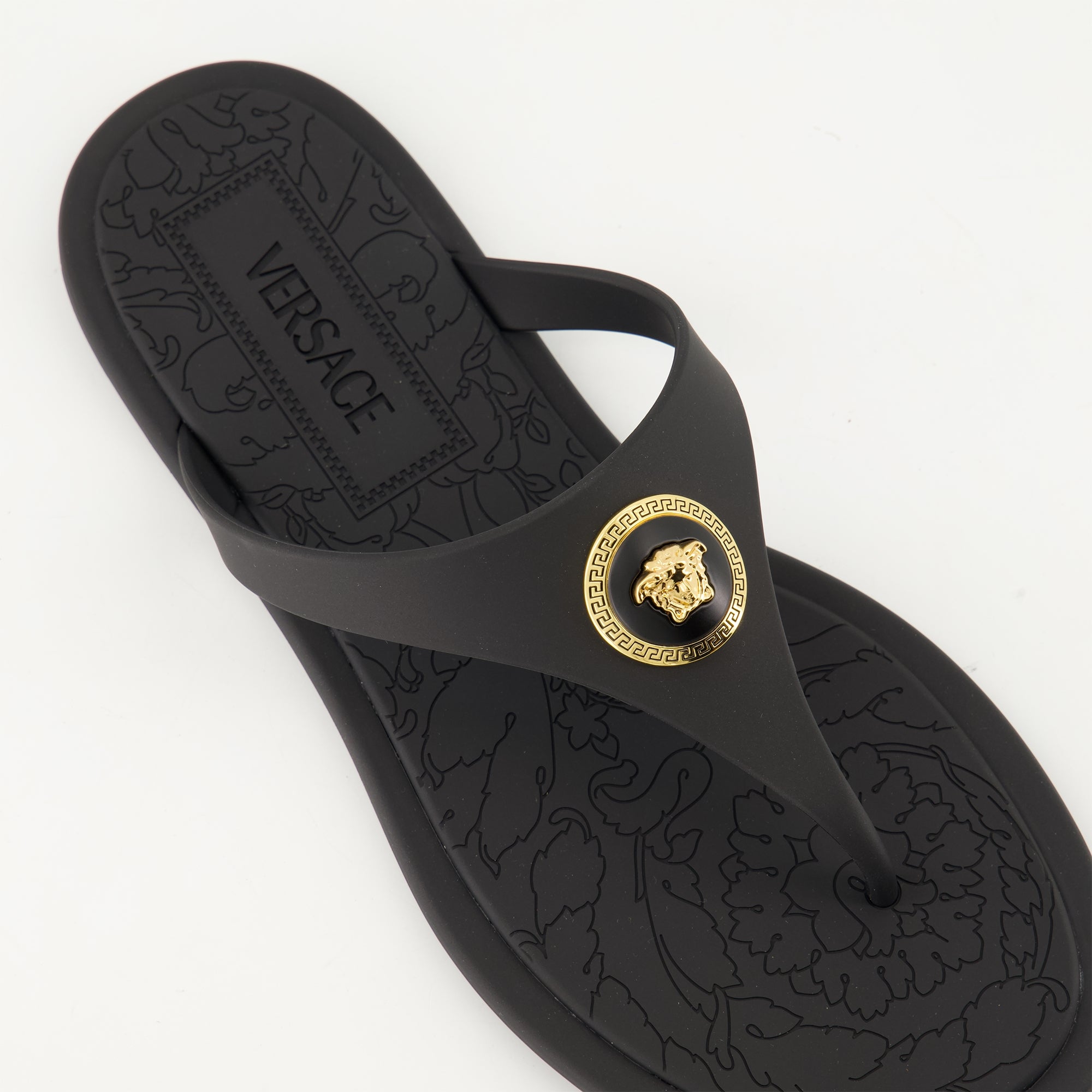 Chaussures ouvertes Claquettes Alia Versace Noir Femme