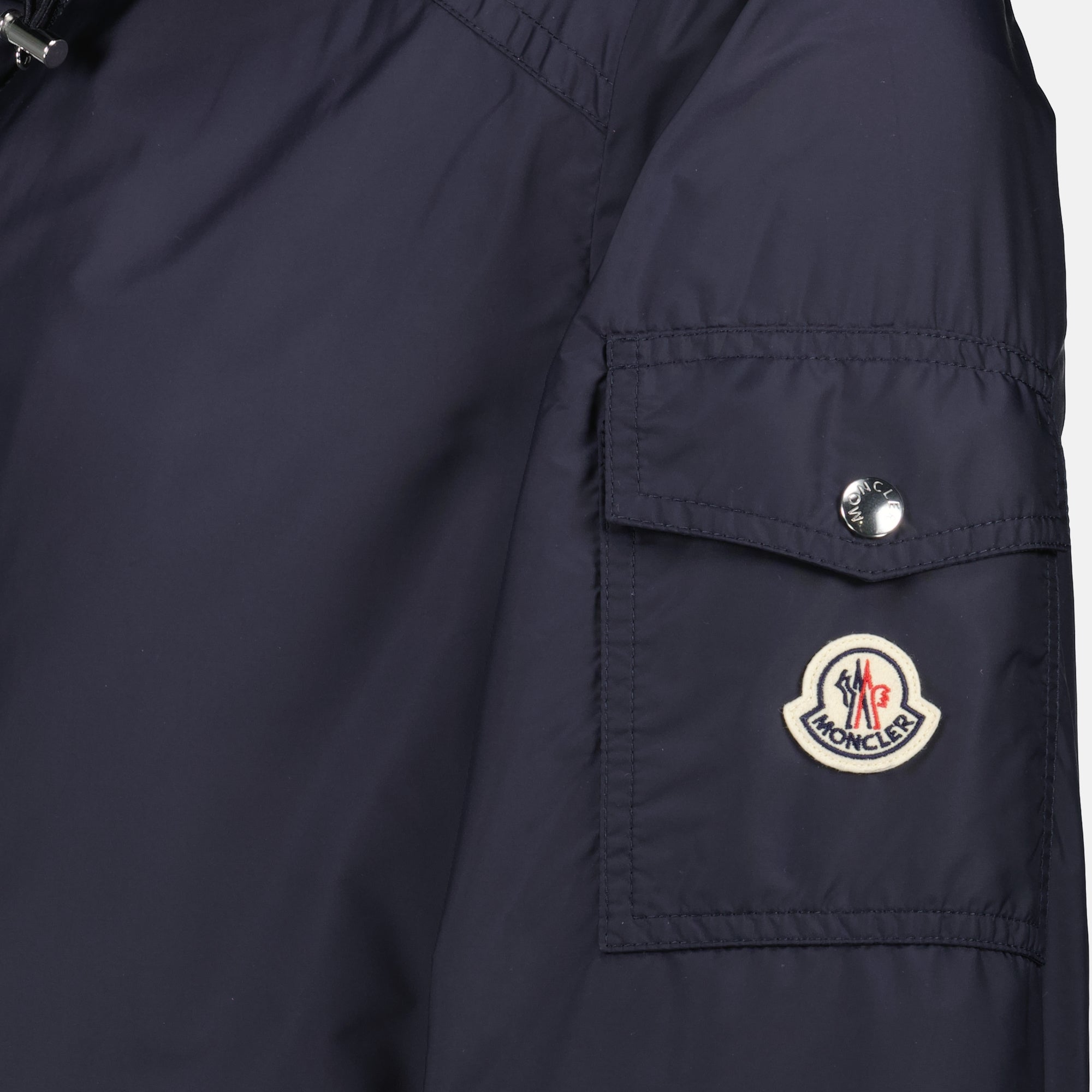 Bild des Moncler Herren Etiache Navy Blue Windbreakers - Frühjahr-Sommer 2026 - Detailansicht_1