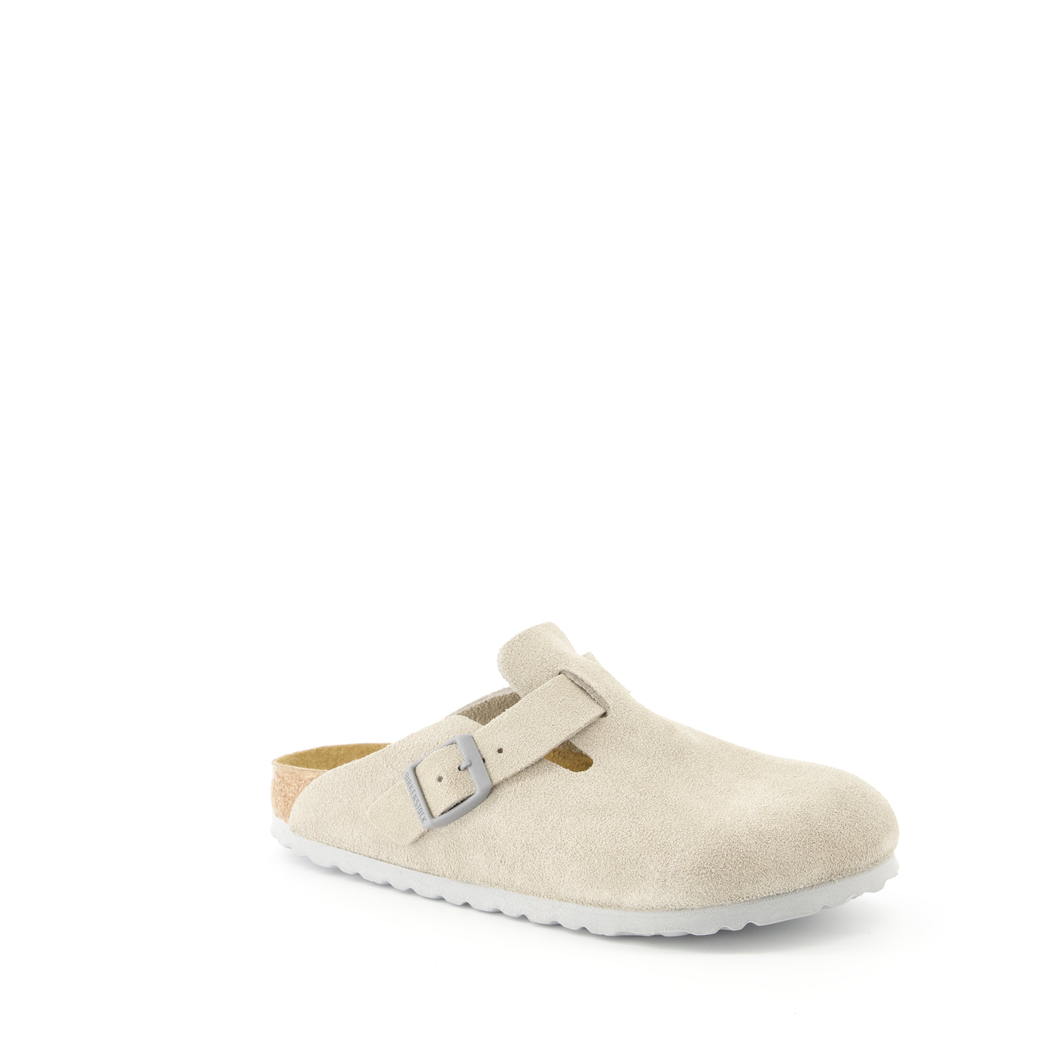 Chaussures ouvertes Mules Boston Birkenstock Kaki Femme