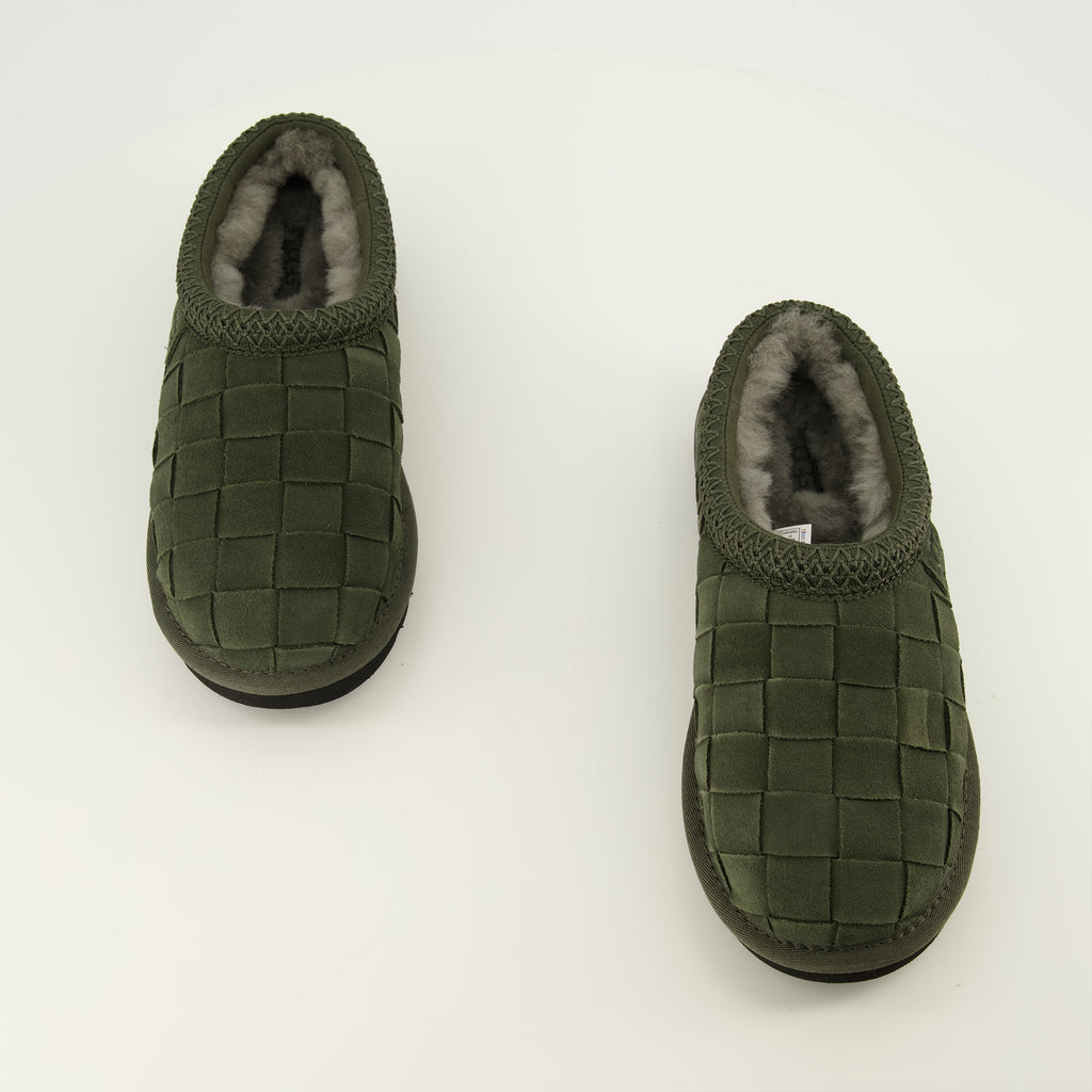 Chaussures ouvertes タズマン ウーブン カーキ ミュール Ugg Kaki Homme