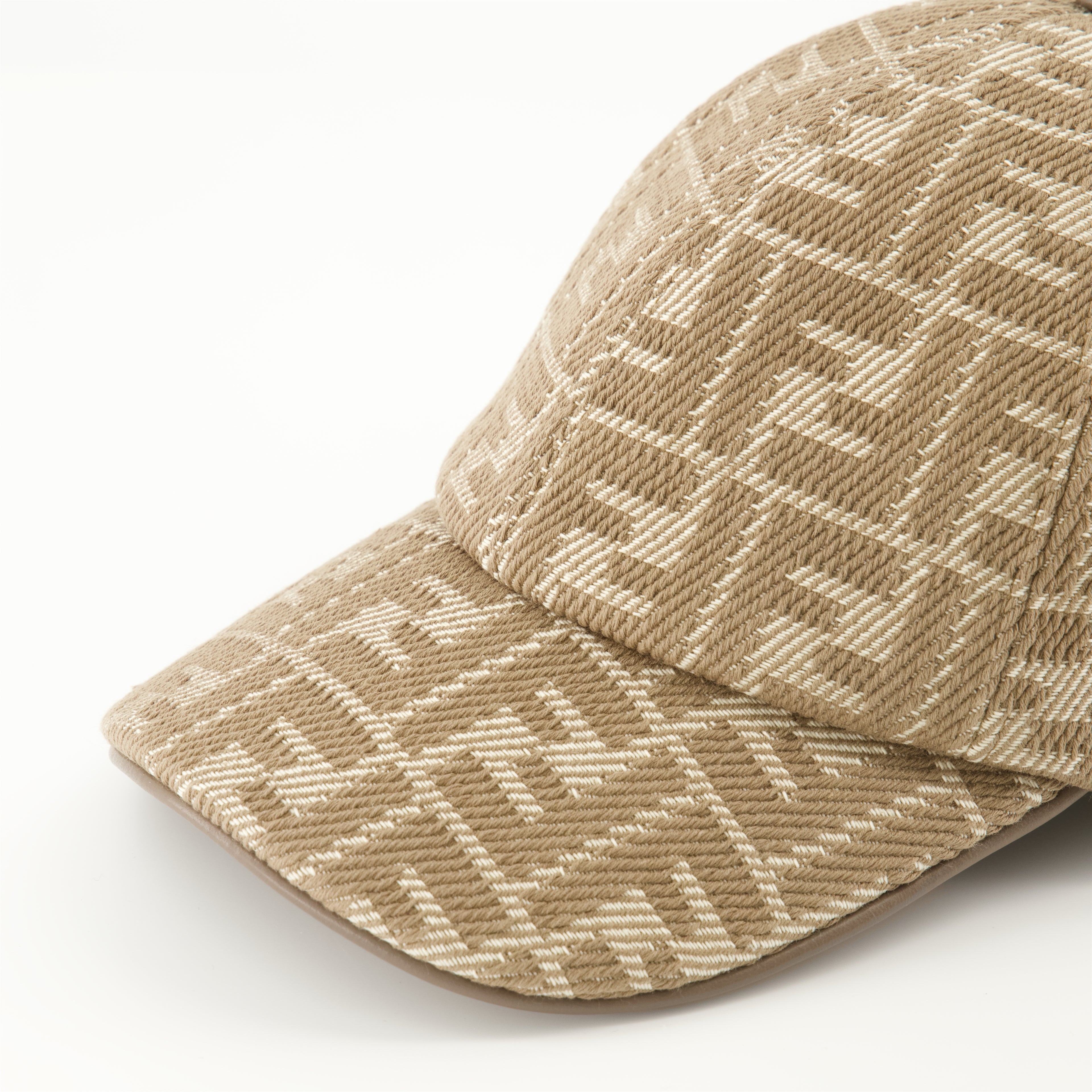 Chapeaux, casquettes et bonnets Casquette FF en denim Fendi Beige Femme