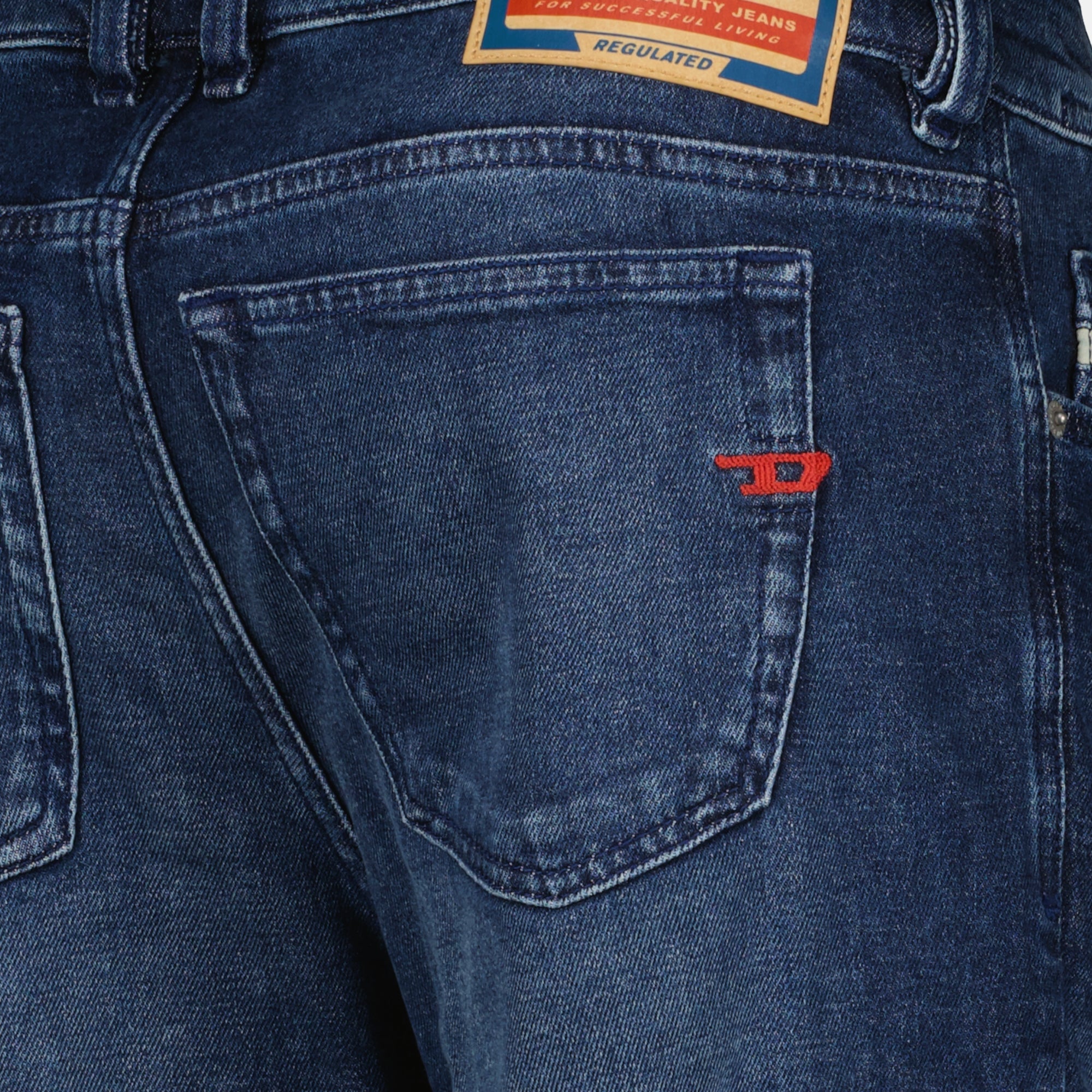 Pantalons Jean Sleenker L32 azul escuro Diesel Bleu Homme