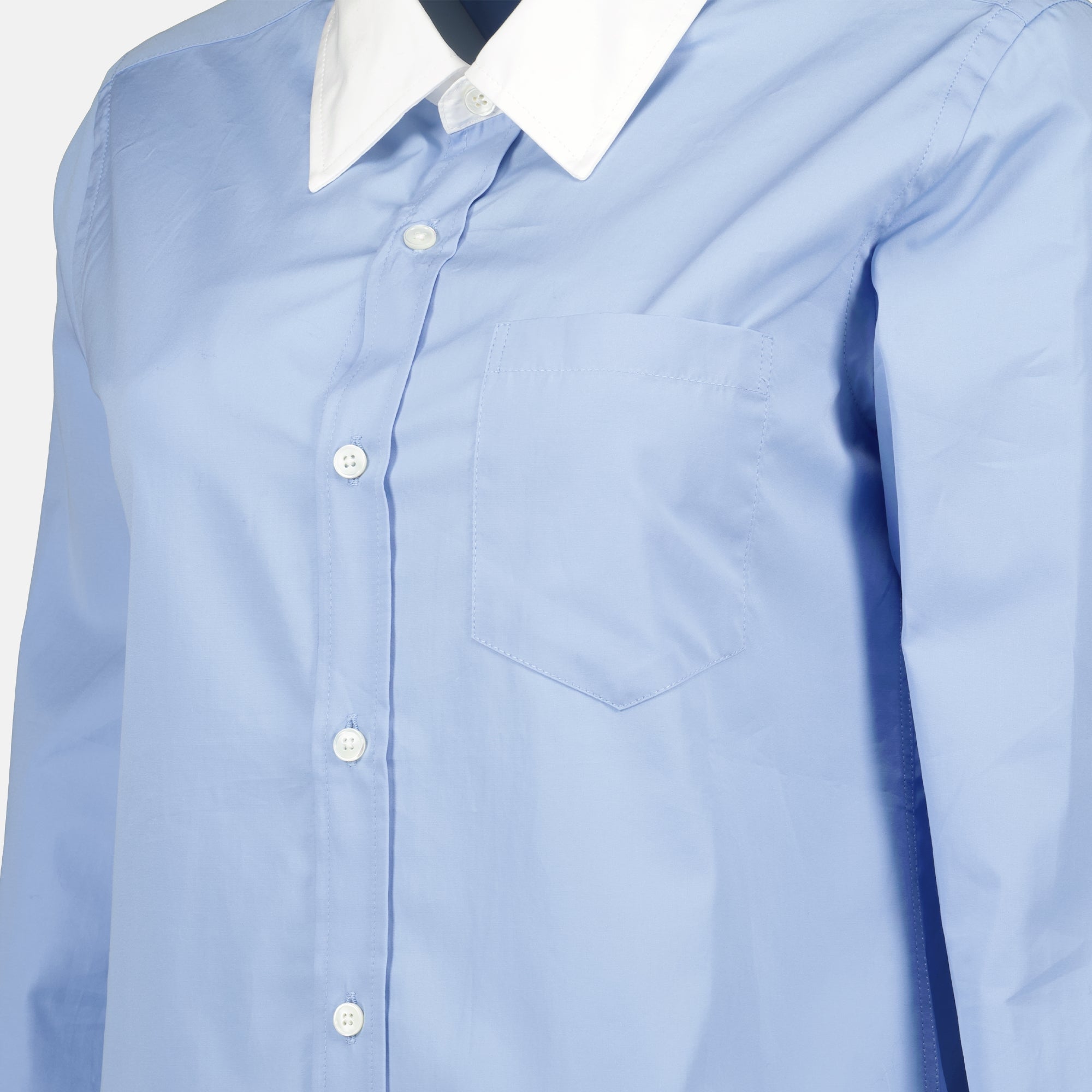 Hemden Chemise en popeline Ami PARIS Blau Femme