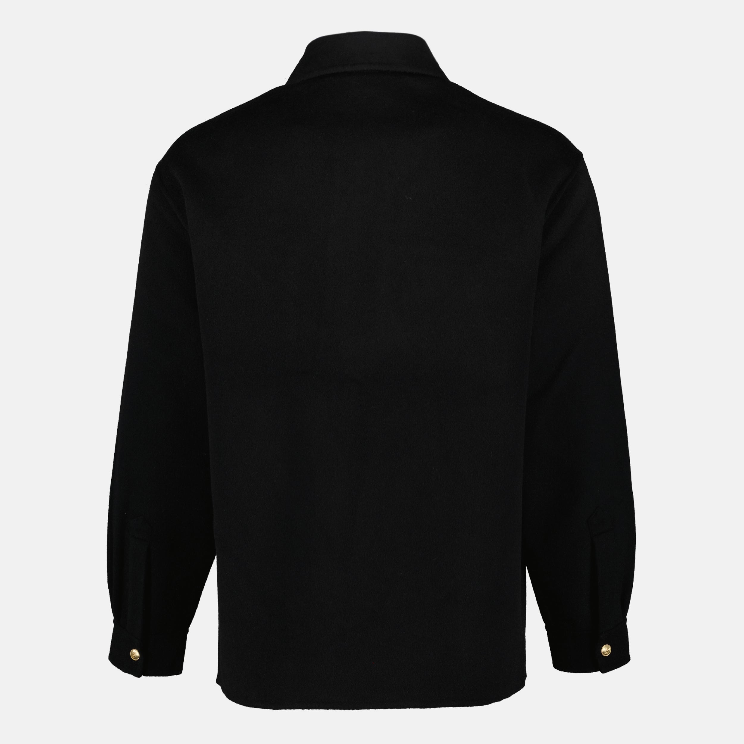 Vestes Woll Overshirt Drole De Monsieur Noir Homme