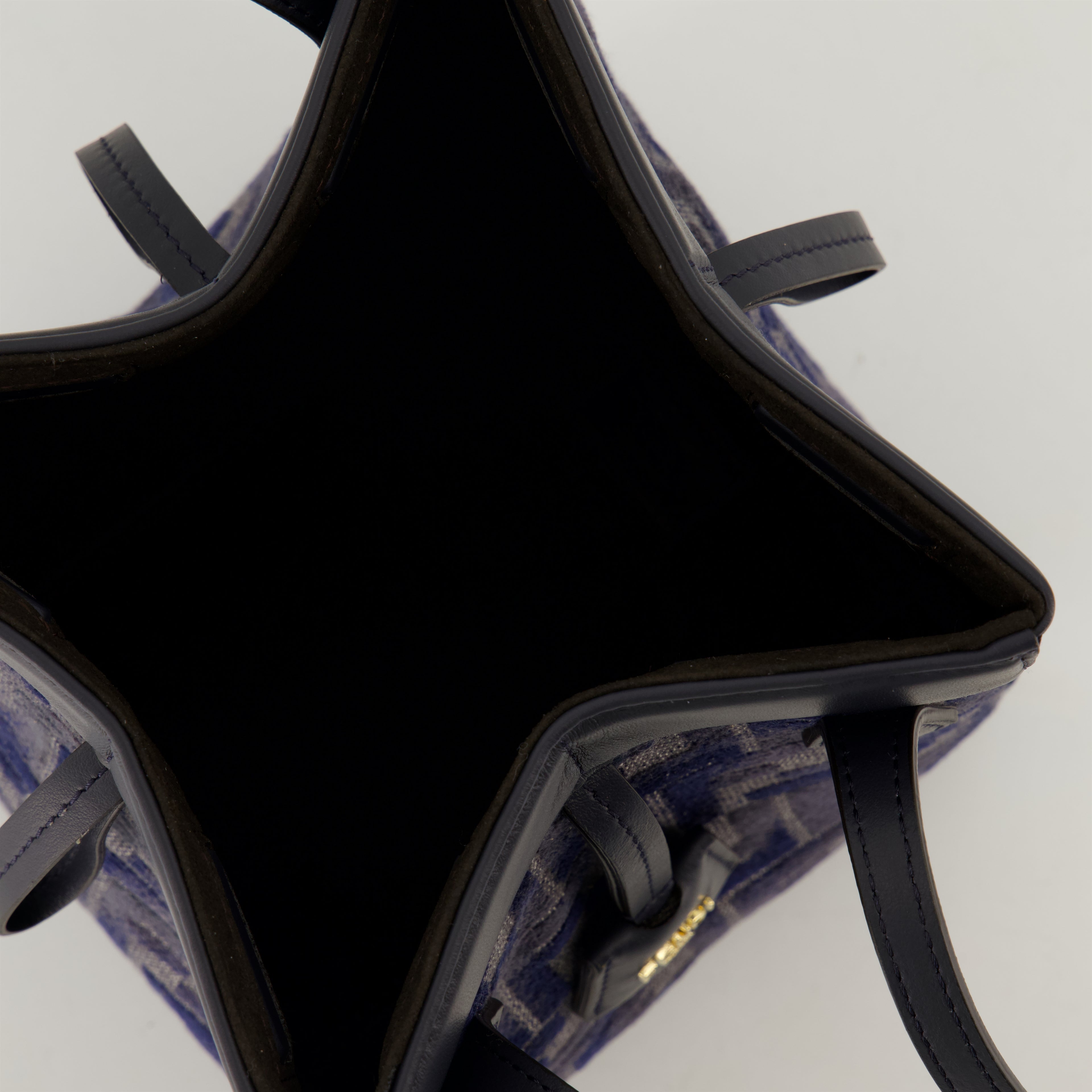 Beuteltaschen Mini sac Origami Fendi Blau Femme