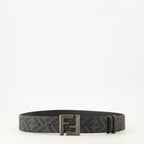 Imagen del cinturón reversible negro FF Squared de Fendi para hombre - Temporada Otoño-Invierno 2025 - Vista Detallada 2