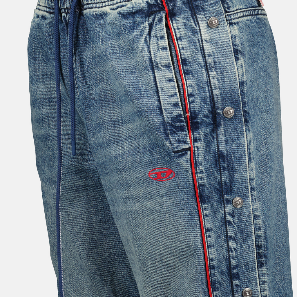Pantalons D-Axfor Snap Jeans Diesel Blau Unisexe