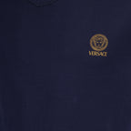 Underwear and homewear T-shirt Medusa Greca Versace Blue Homme