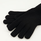 Imagen de los guantes de lana negra de la marca Moncler para hombre - Temporada Otoño-Invierno 2025 - Vista Detallada_3