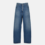 Pantalons Jeans Largos Mm6 Bleu Femme