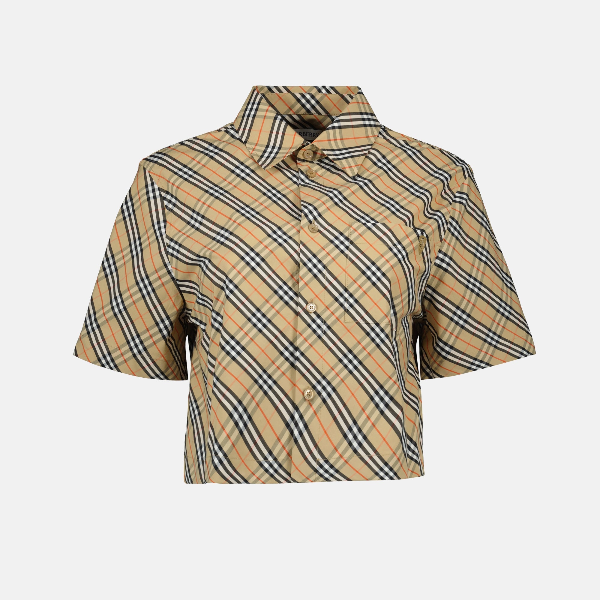 Shirts Checked Shirt Burberry Beige Femme