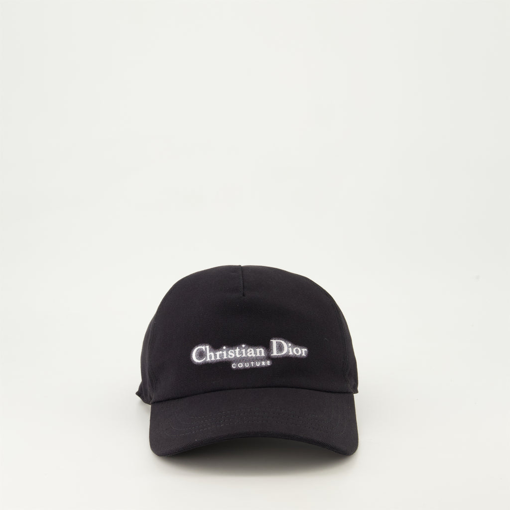 Chapeaux, casquettes et bonnets Casquette Couture en denim Dior Noir Homme