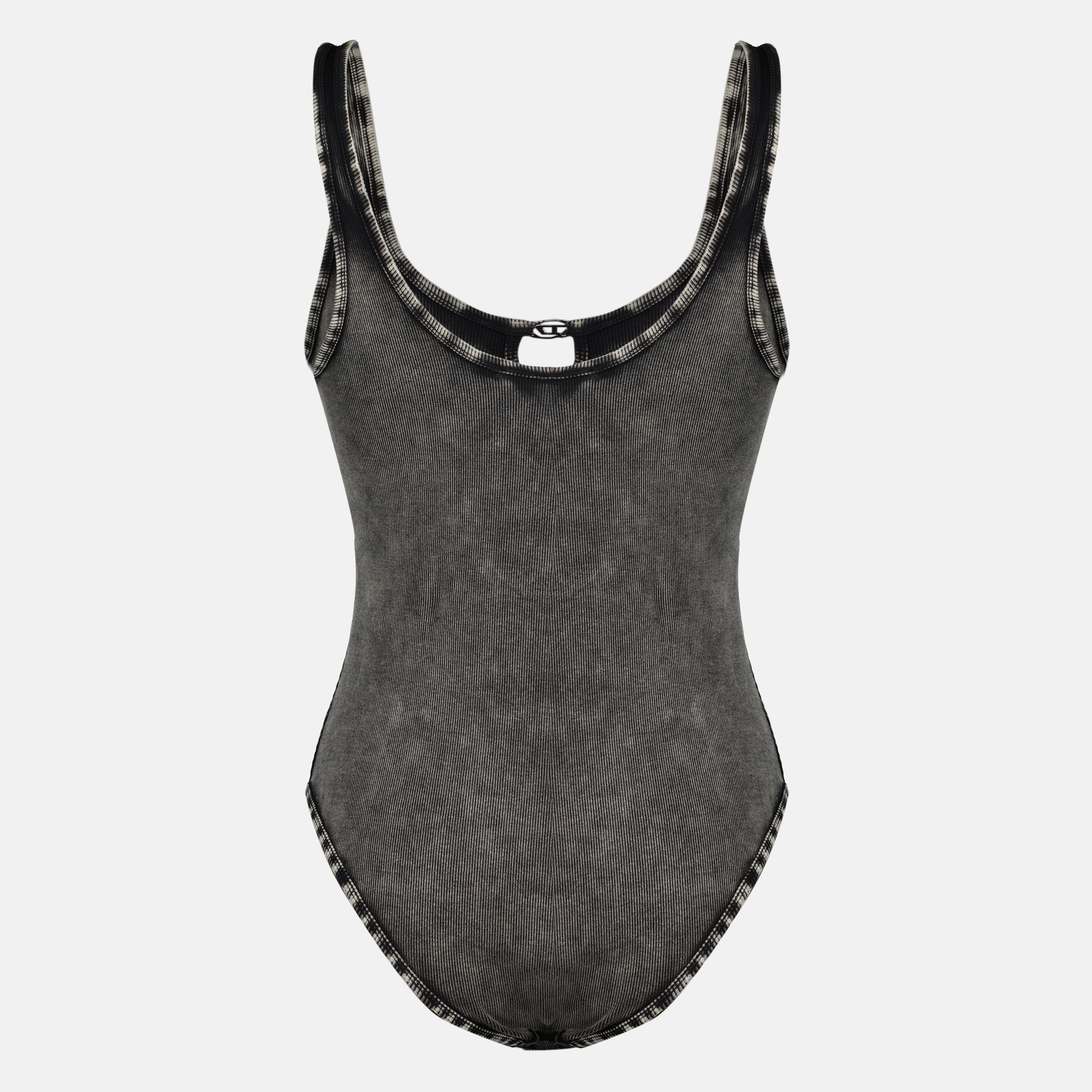 Image de l'article Body en coton Maura blanc de la marque Diesel pour Femme - Saison Printemps-Été 2026 - Vue de Dos