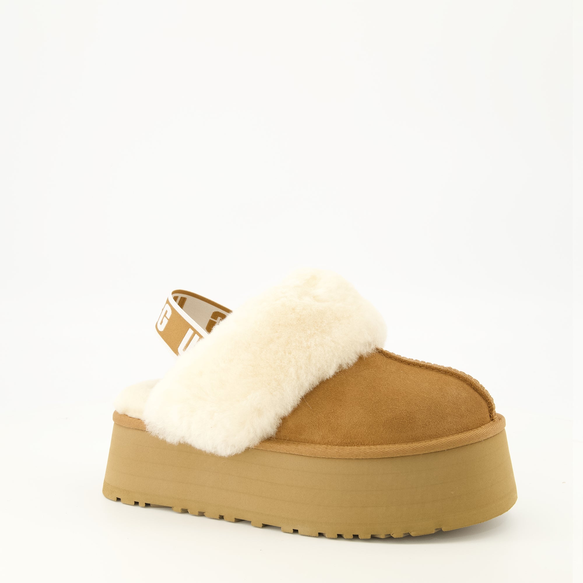 Chaussures ouvertes Funkette Brown Slippers Ugg Marron Femme