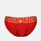 Intimo e homewear Slip Medusa Greca Versace Rosso Homme