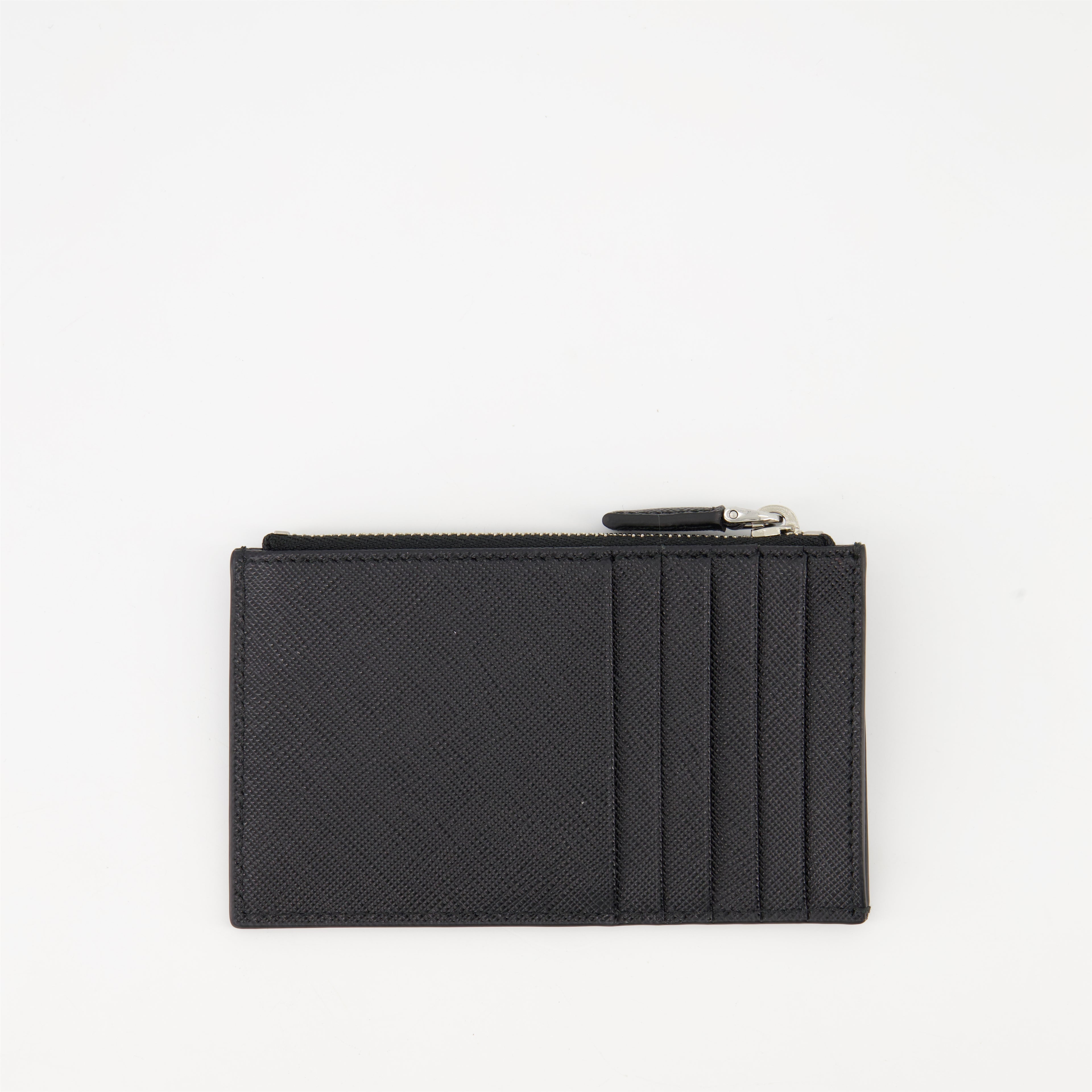 Small leather goods Saffiano Cardholder Prada Black Homme