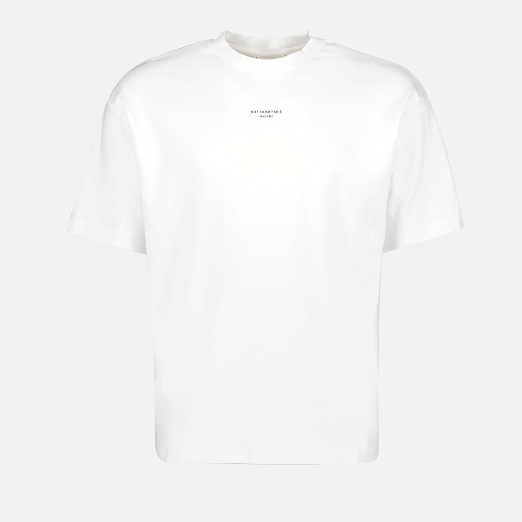 Camisetas Camiseta Slogan Clásica Blanca Drole De Monsieur Blanco Homme