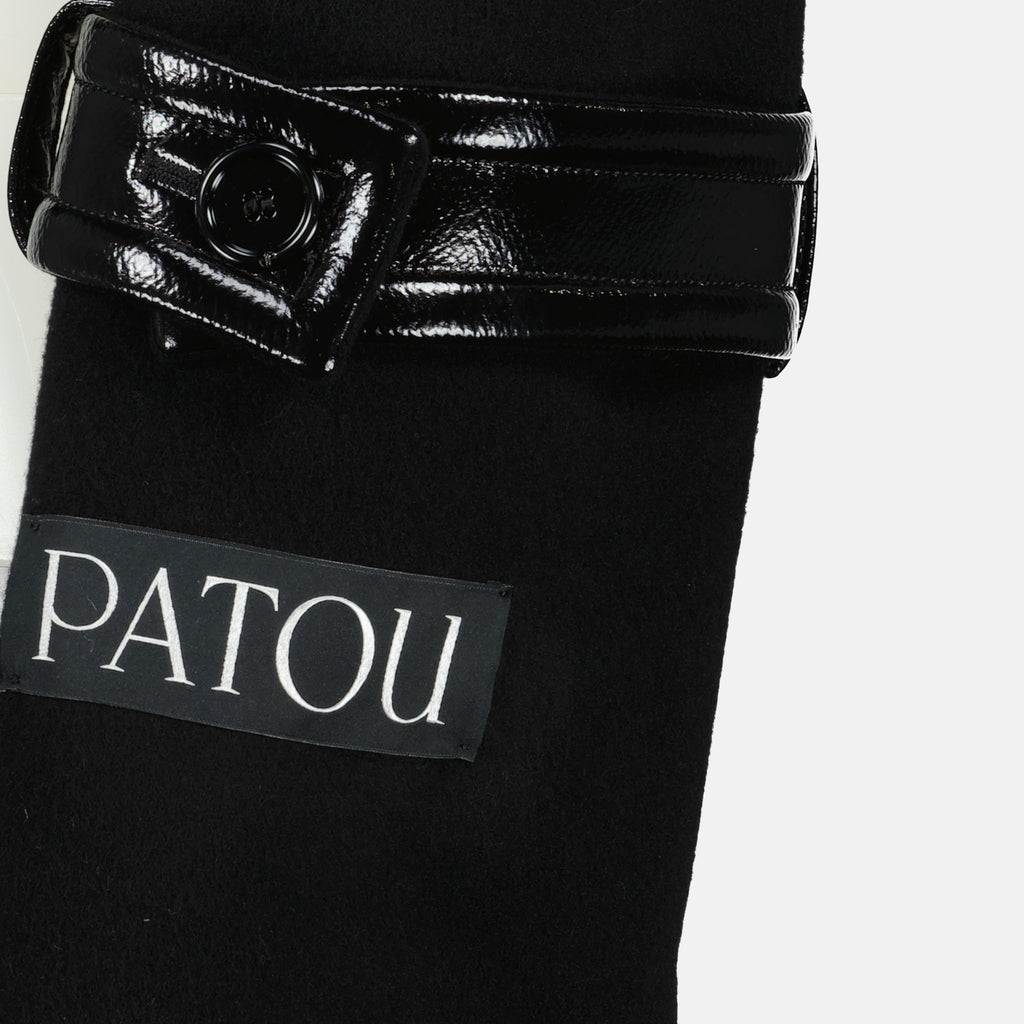 Image de l'article Veste courte en laine de la marque Patou pour Femme - Saison Automne-Hiver 2025 - Vue détaillée_6