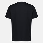 T-shirts Besticktes T-Shirt aus Baumwolle in Marineblau Moncler Bleu foncé Homme