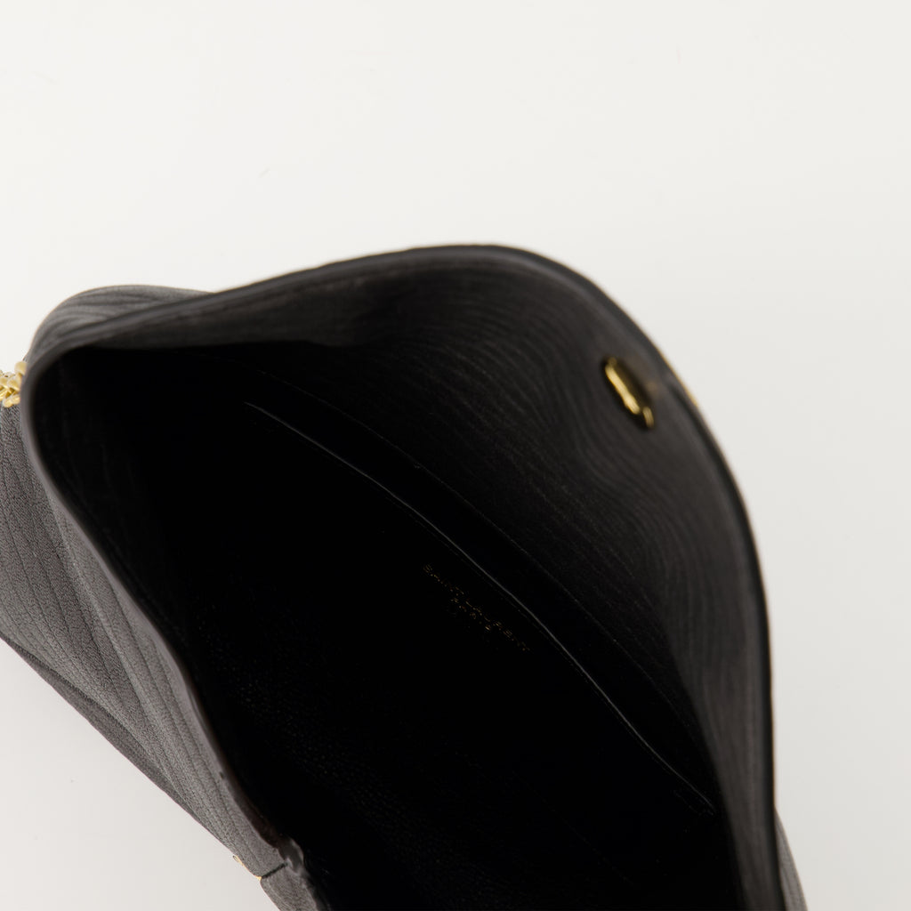 Sacs à main et épaule Cassandre Chain Pouch Saint Laurent Noir Femme