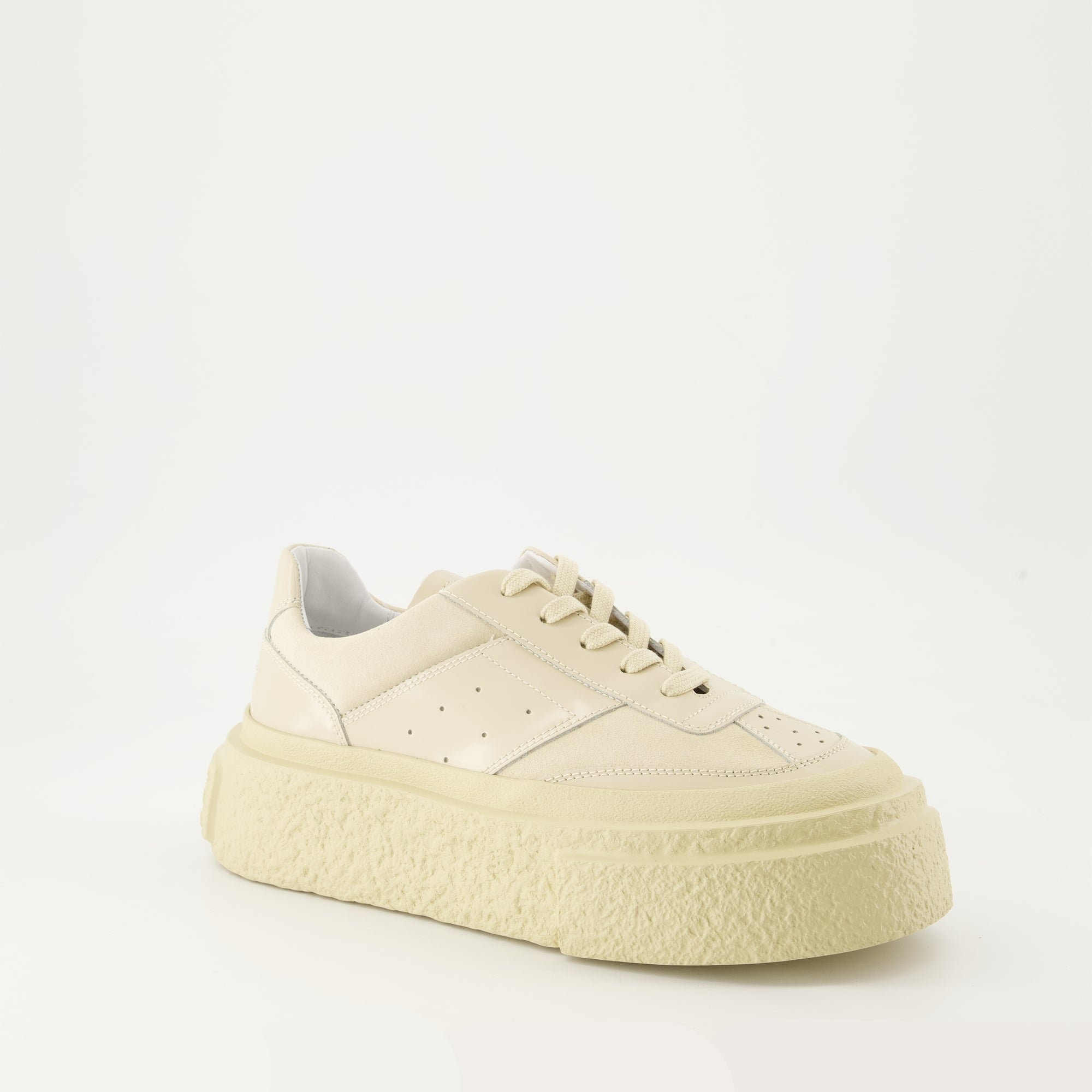Sneakers Platform Sneakers Mm6 Beige Femme