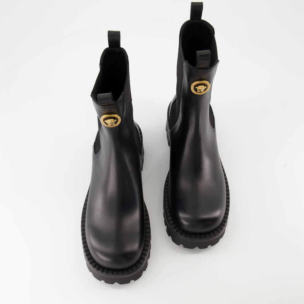 Bottines Bottines Chelsea Alia Versace Noir Femme