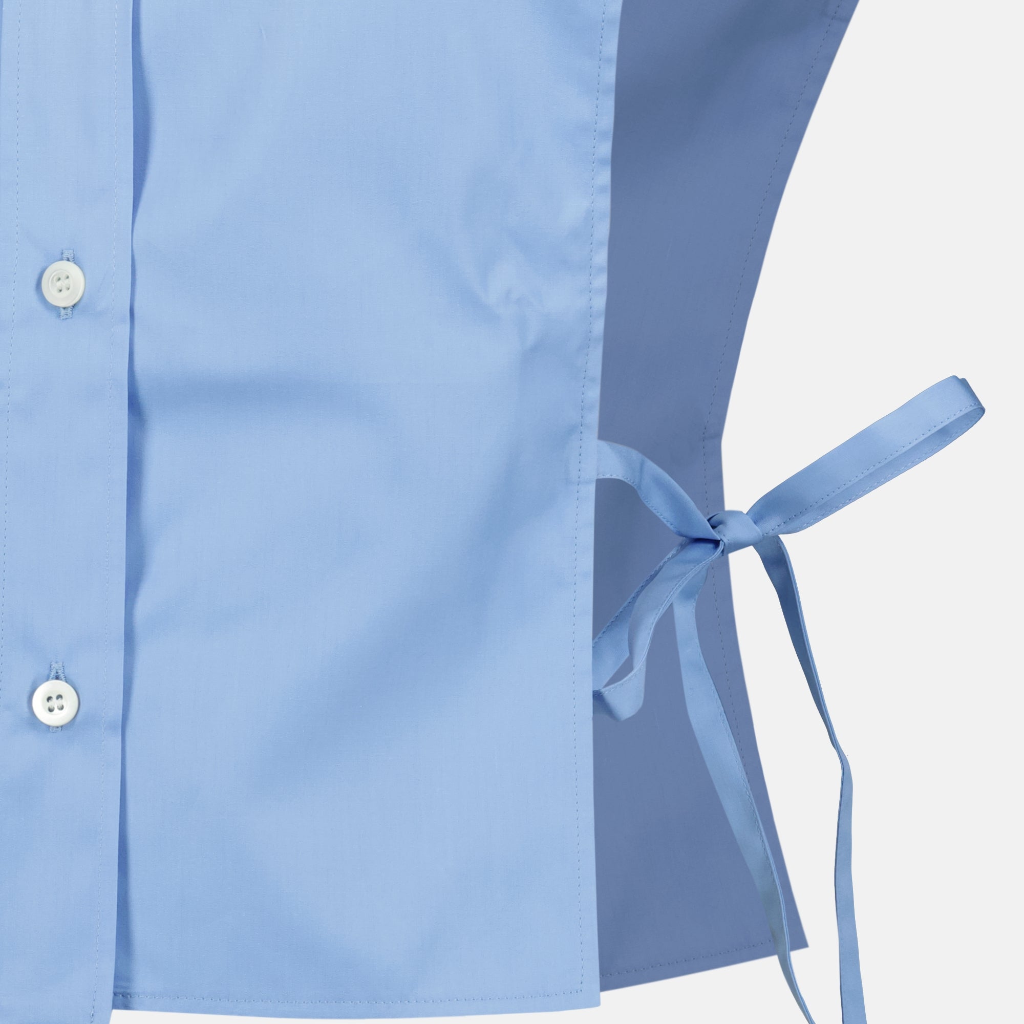 Chemises Camisa de Popelín Azul Miu Miu Bleu Femme