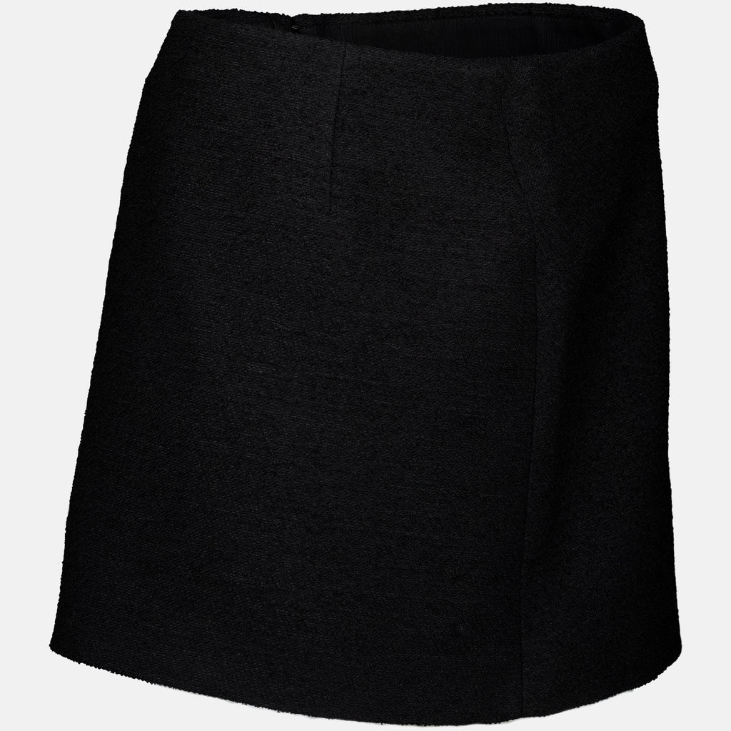 Jupes Schwarzer Woll-Minirock Fendi Noir Femme