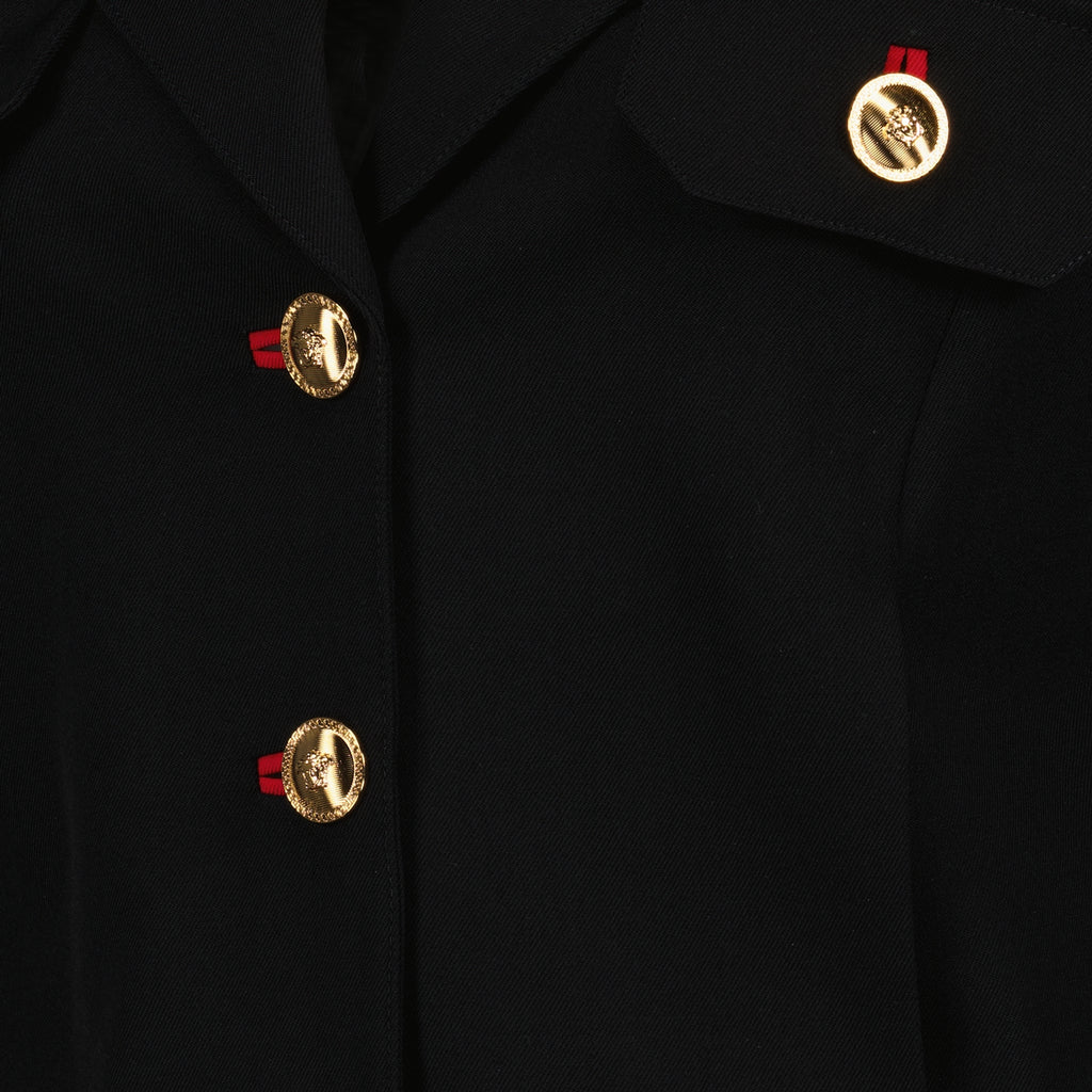 Giacche Giacca Corta in Lana Versace Nero Donne