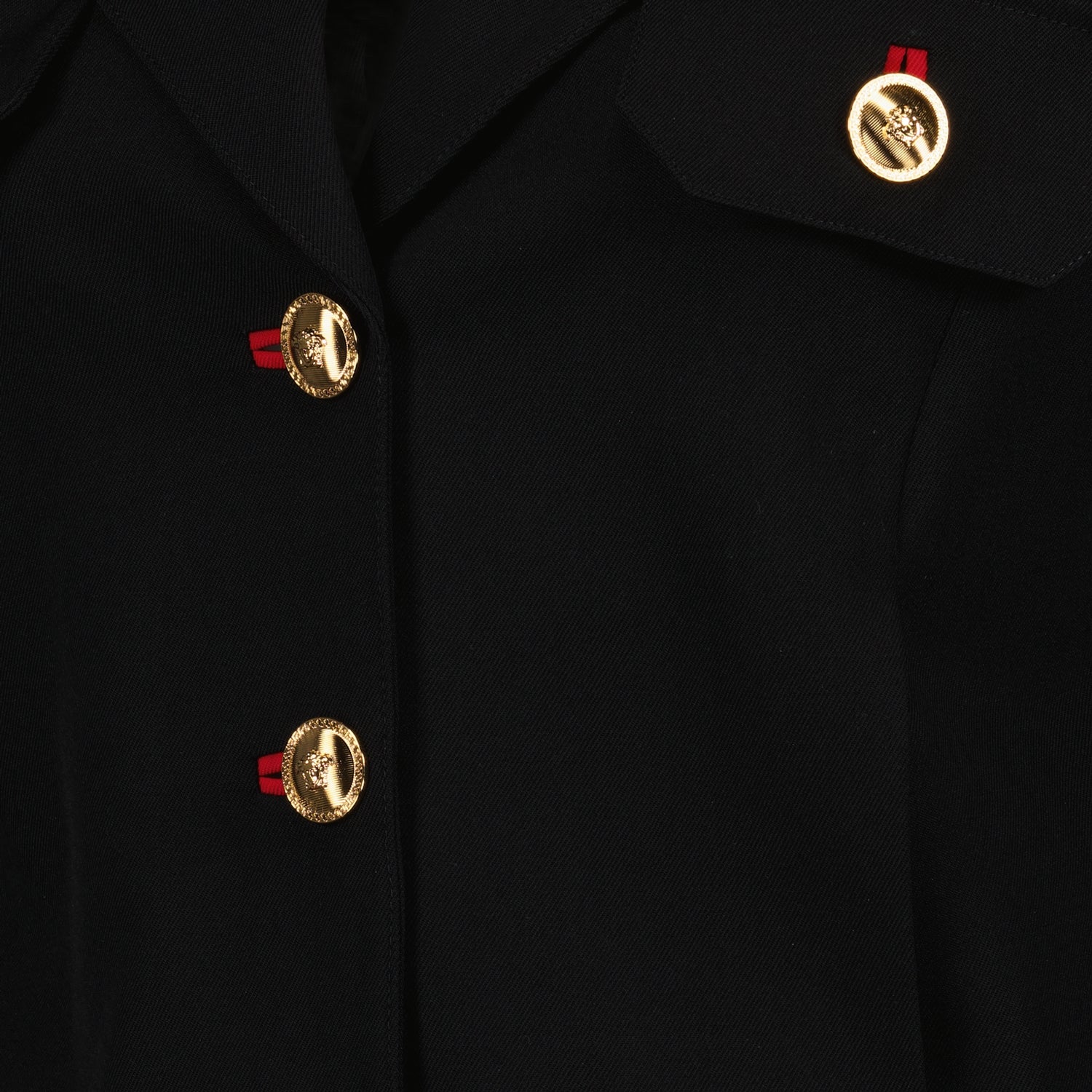 Giacche Giacca Corta in Lana Versace Nero Donne