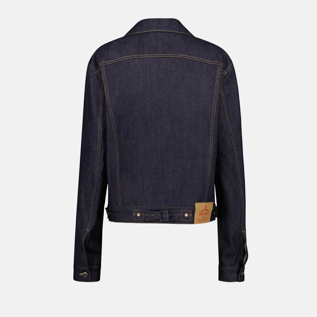 Vestes Veste en jean Prada Bleu foncé Femme