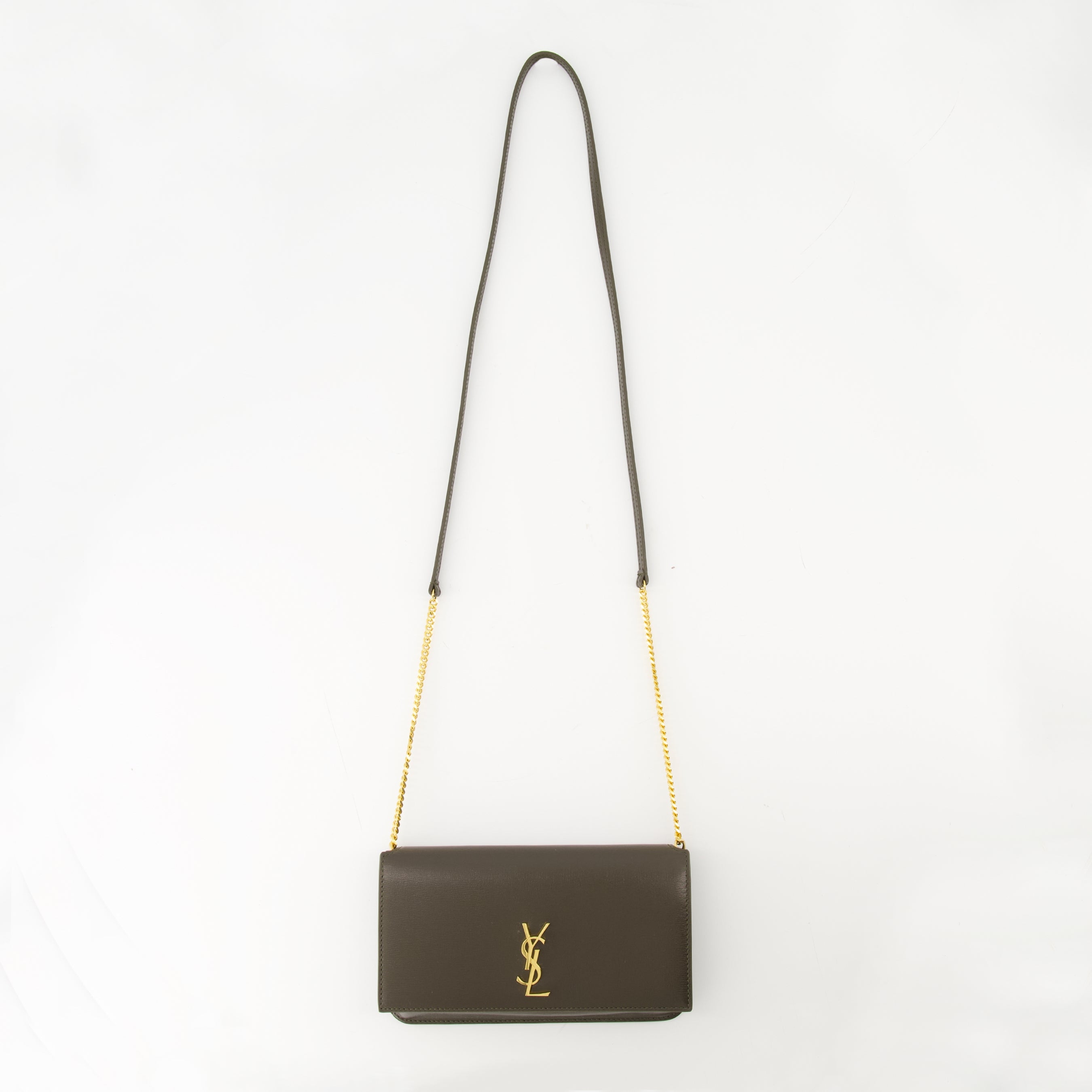 Image of the article Phone pouch by Saint Laurent for Women - Autumn-Winter Season 2025 - Front View