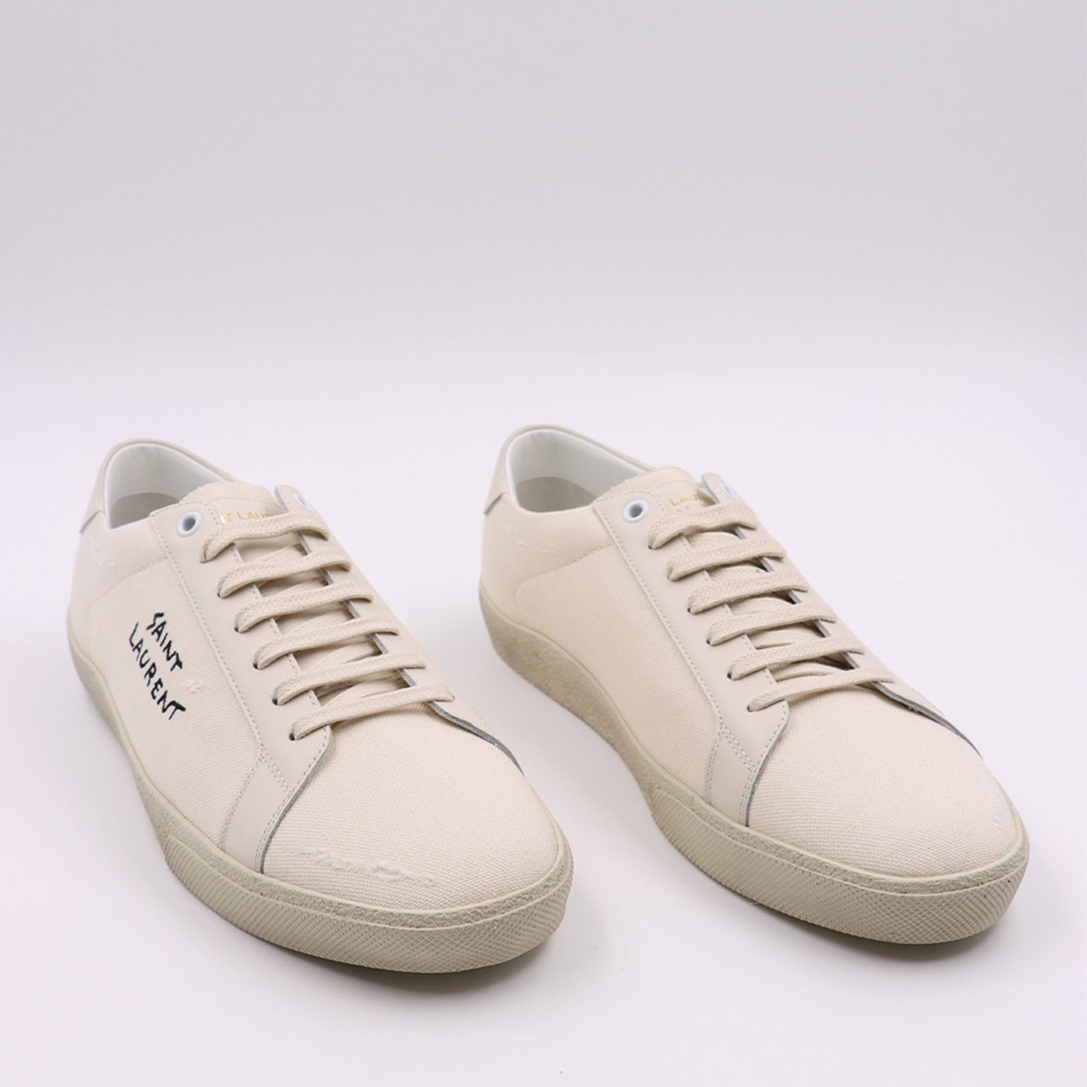 Elegante schuhe SL/06 Canvas Sneaker Saint Laurent Beige Homme