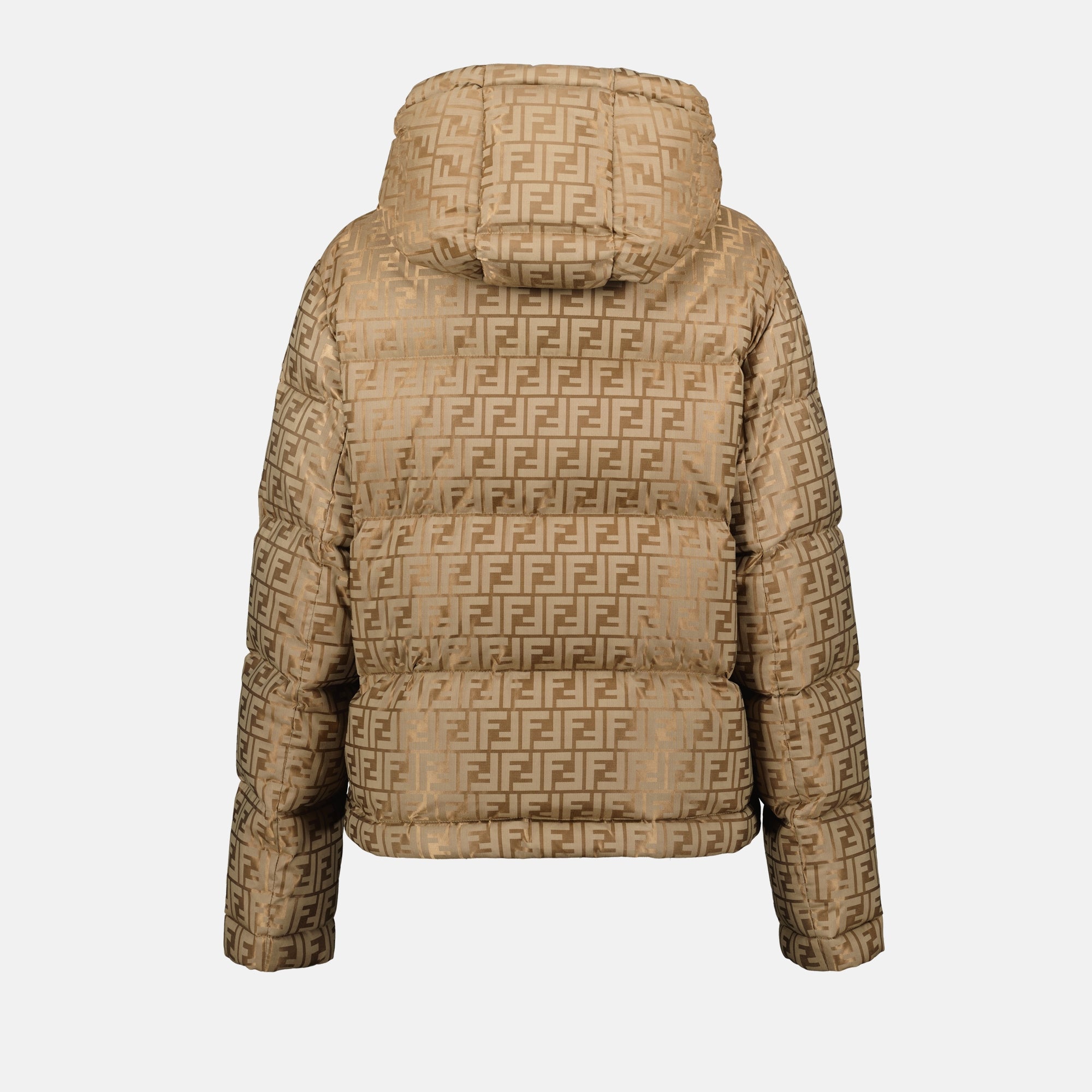 Manteaux Doudoune FF Fendi Beige Femme