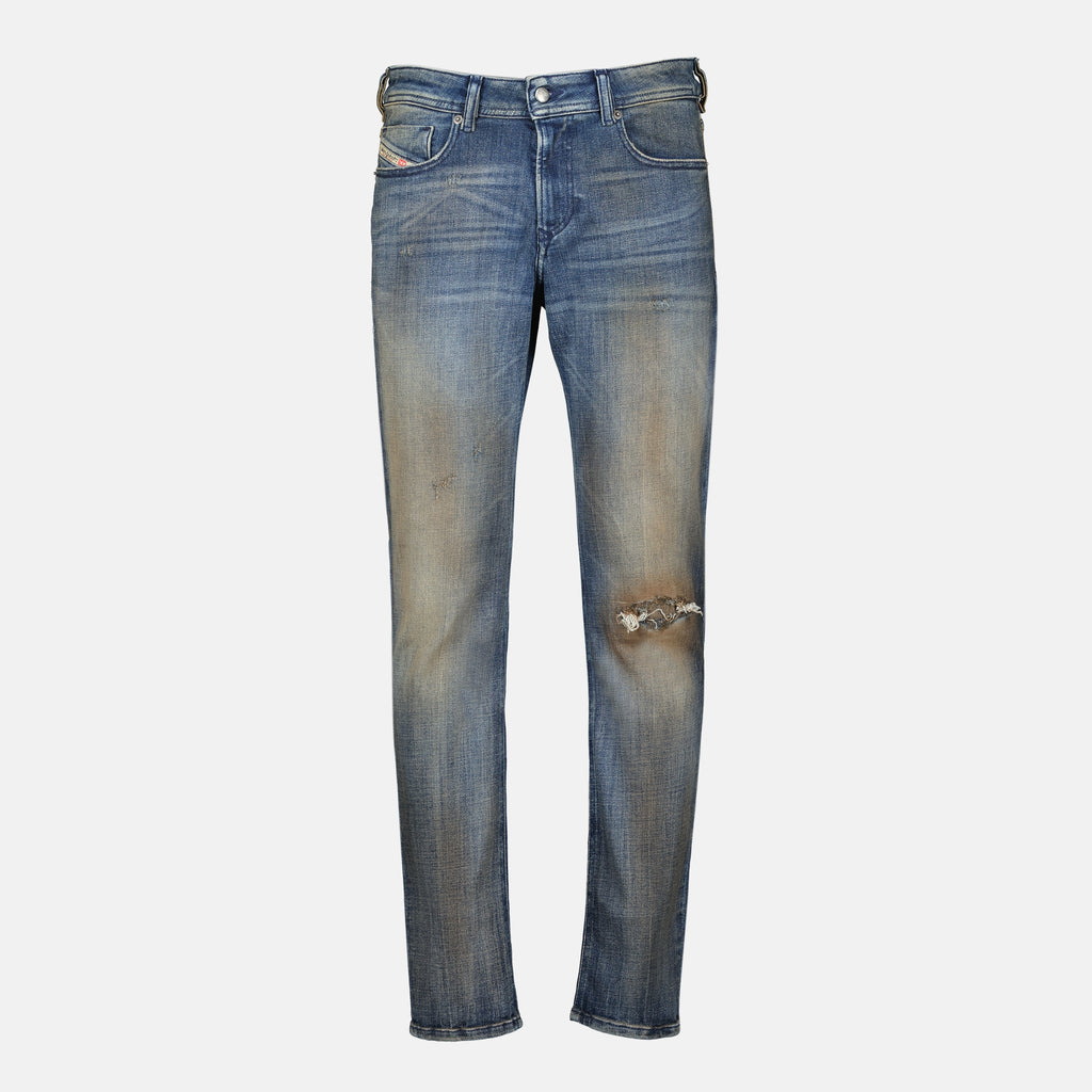 Image de l'article Jean D-Sleenker 1979 L.32 bleu délavé de la marque Diesel pour Homme - Saison Printemps-Été 2026 - Vue de Face