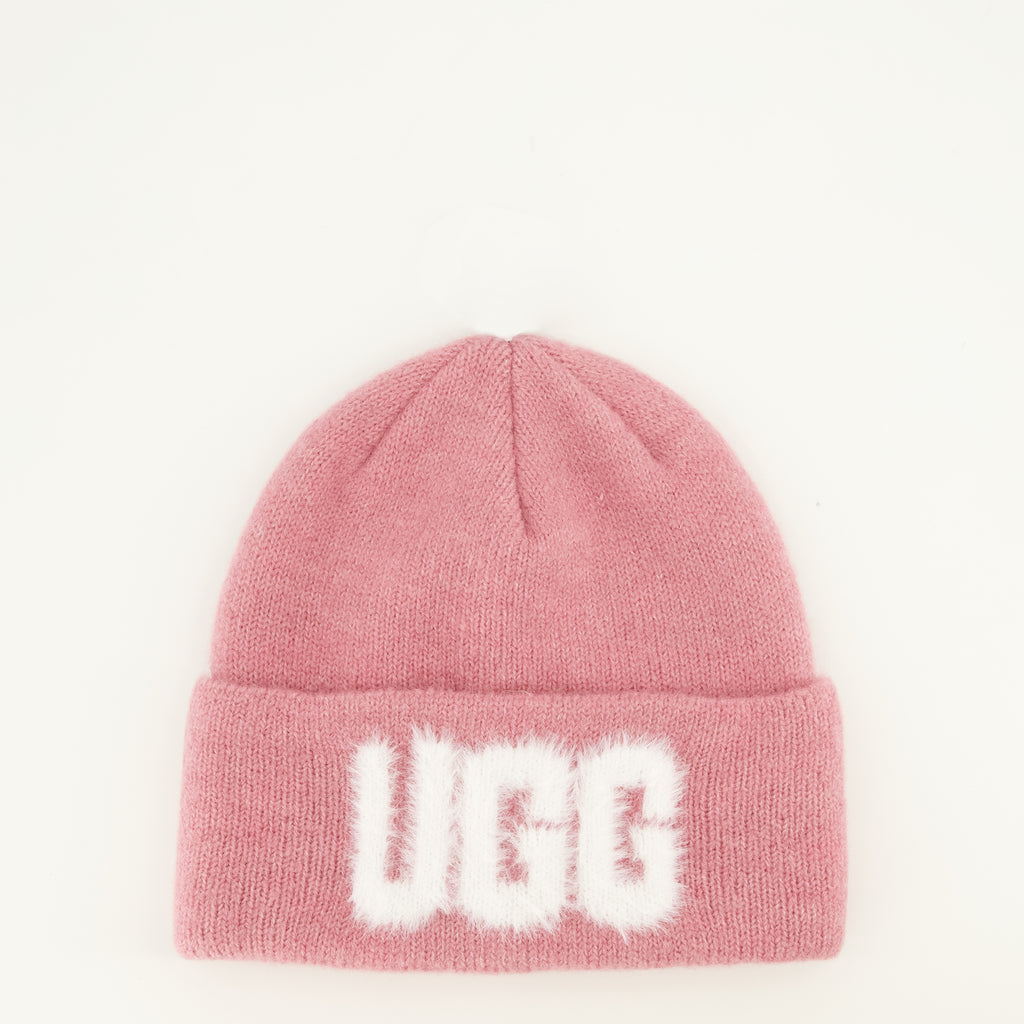 Chapeaux, casquettes et bonnets Berretto Fuzzy Rosa Ugg Rose Femme
