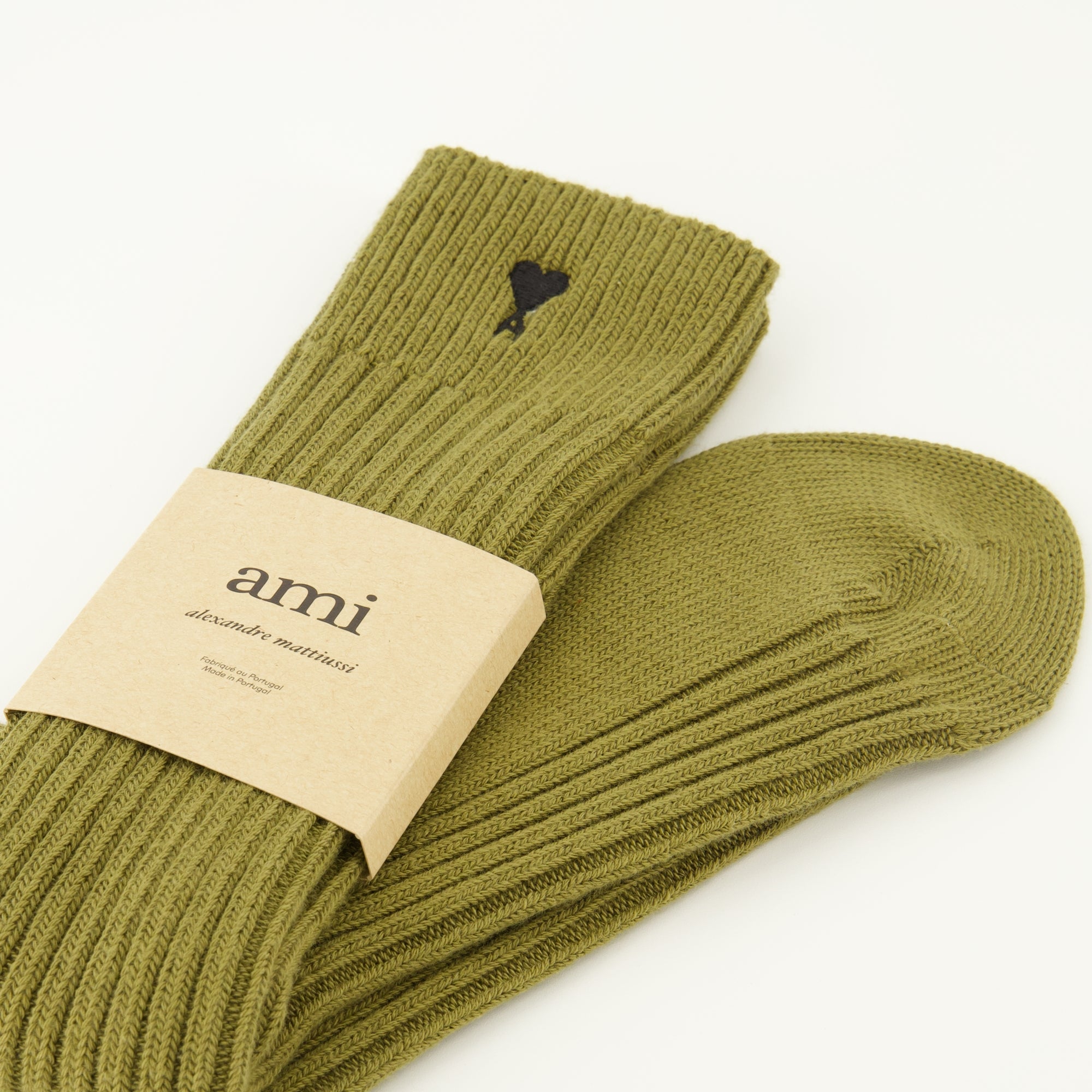 Image de l'article Lot de chaussettes Ami de coeur de la marque Ami PARIS pour Unisex - Saison Automne-Hiver 2025 - Vue détaillée_2