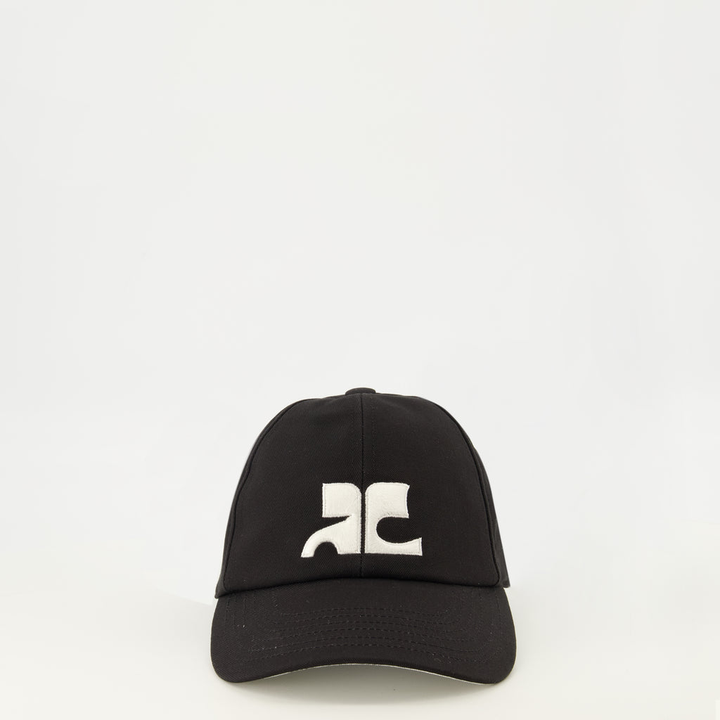 Chapeaux, casquettes et bonnets Casquette AC brodé noir Courrèges Noir Femme
