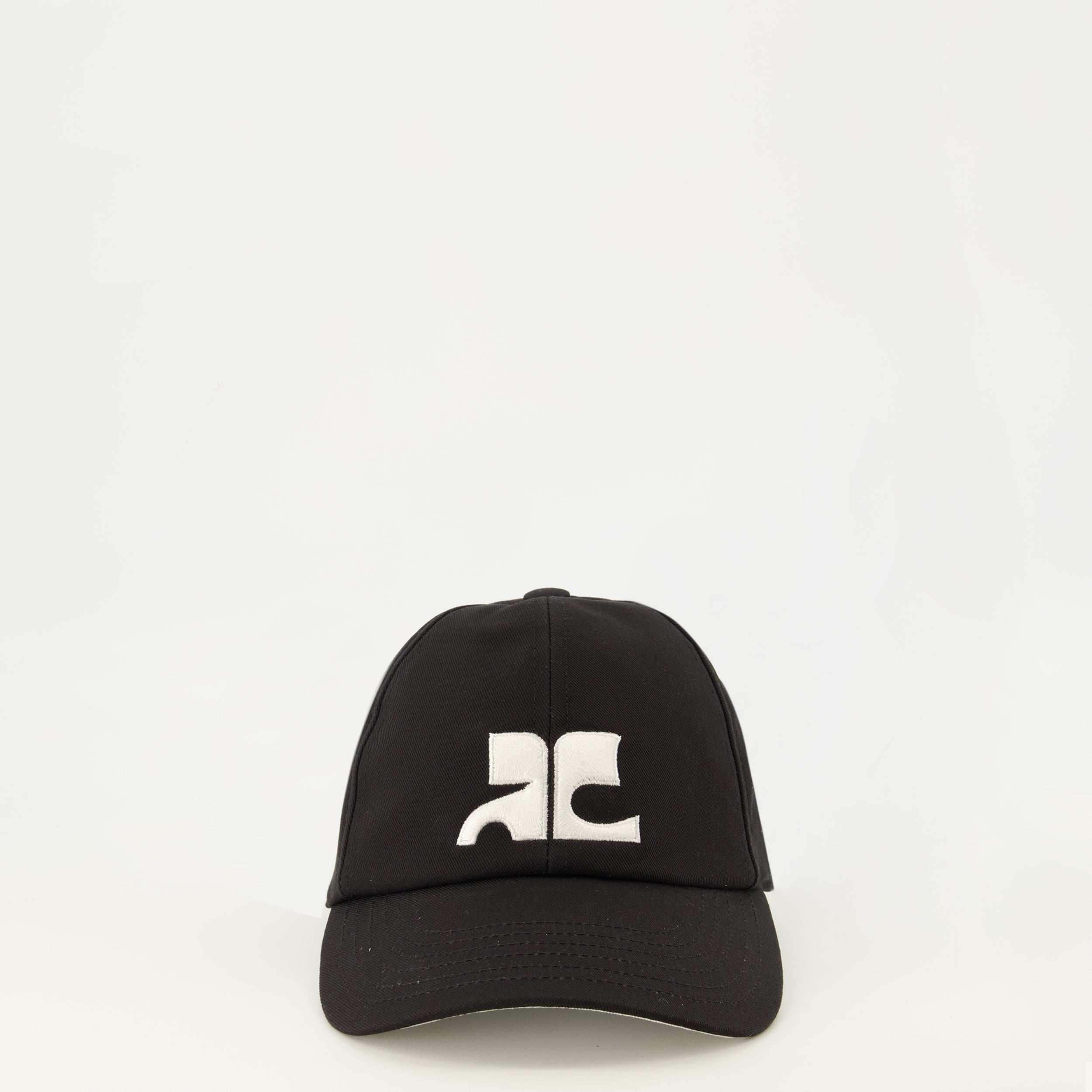 Chapeaux, casquettes et bonnets Casquette AC brodé noir Courrèges Noir Femme
