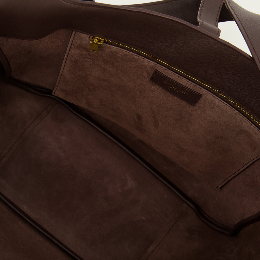 Sacs à main et épaule Le 5 à 7 Bea Bag em Couro Burgundy Saint Laurent Marron Femme