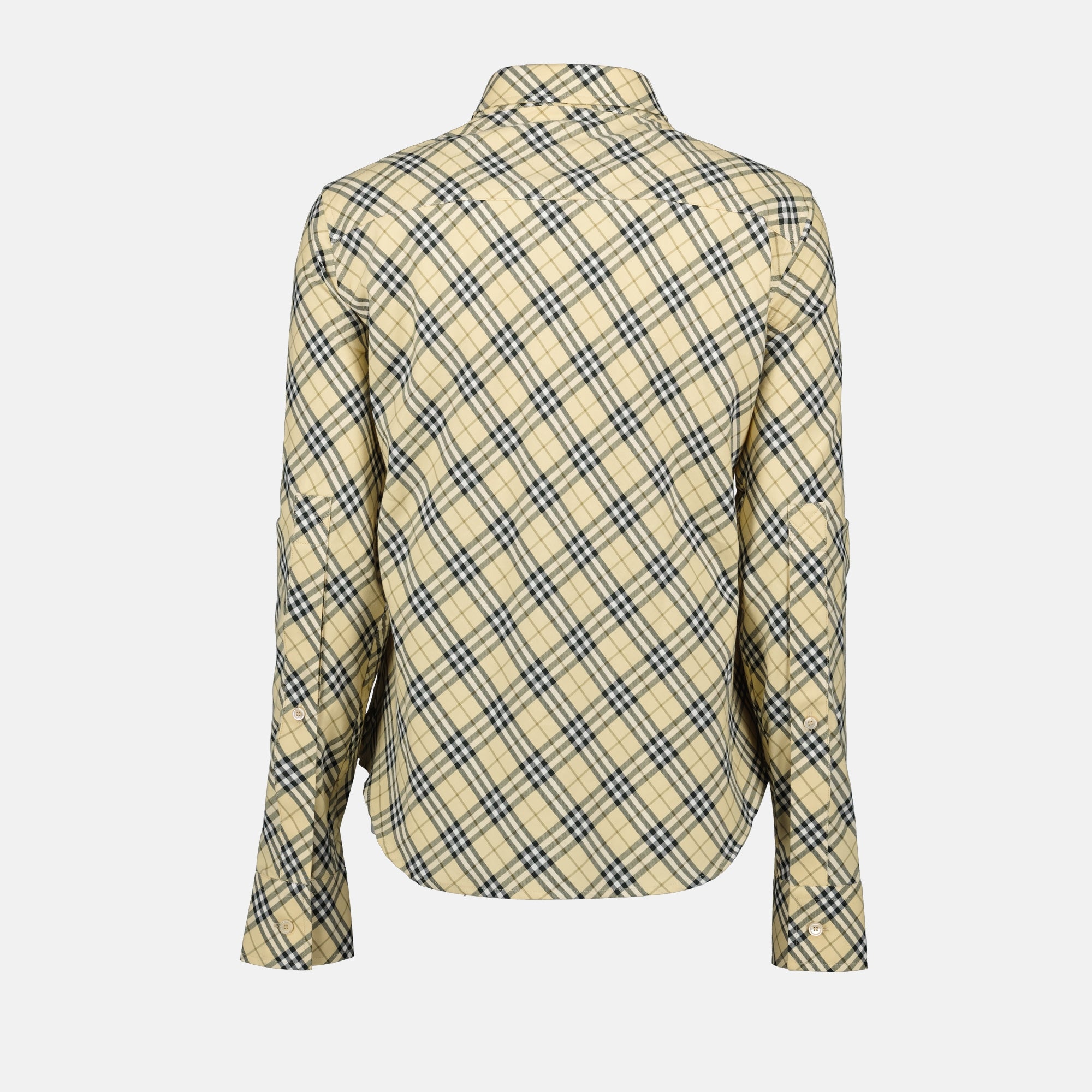 Shirts Checked Shirt Burberry Beige Femme