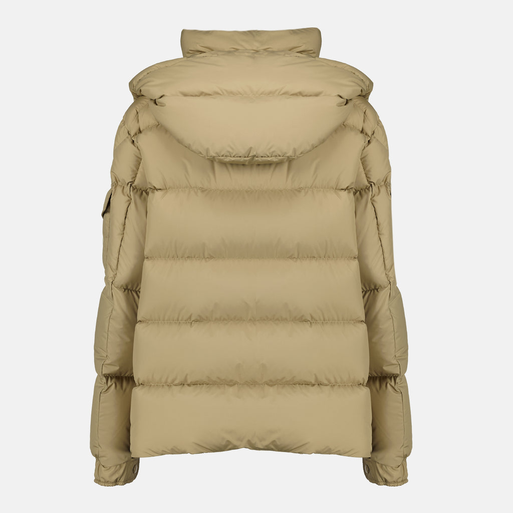 Image de l'article Doudoune Maya 70 beige de la marque Moncler pour Femme - Saison Automne-Hiver 2025 - Vue de Dos