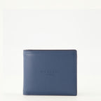 Imagen de la billetera de cuero azul marino de Givenchy para Hombre - Colección Primavera-Verano 2026 - Vista Frontal