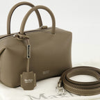 Imagen del pequeño bolso Boston de cuero caqui de la marca Max Mara para Mujer - Temporada Primavera-Verano 2026 - Vista Detallada_2