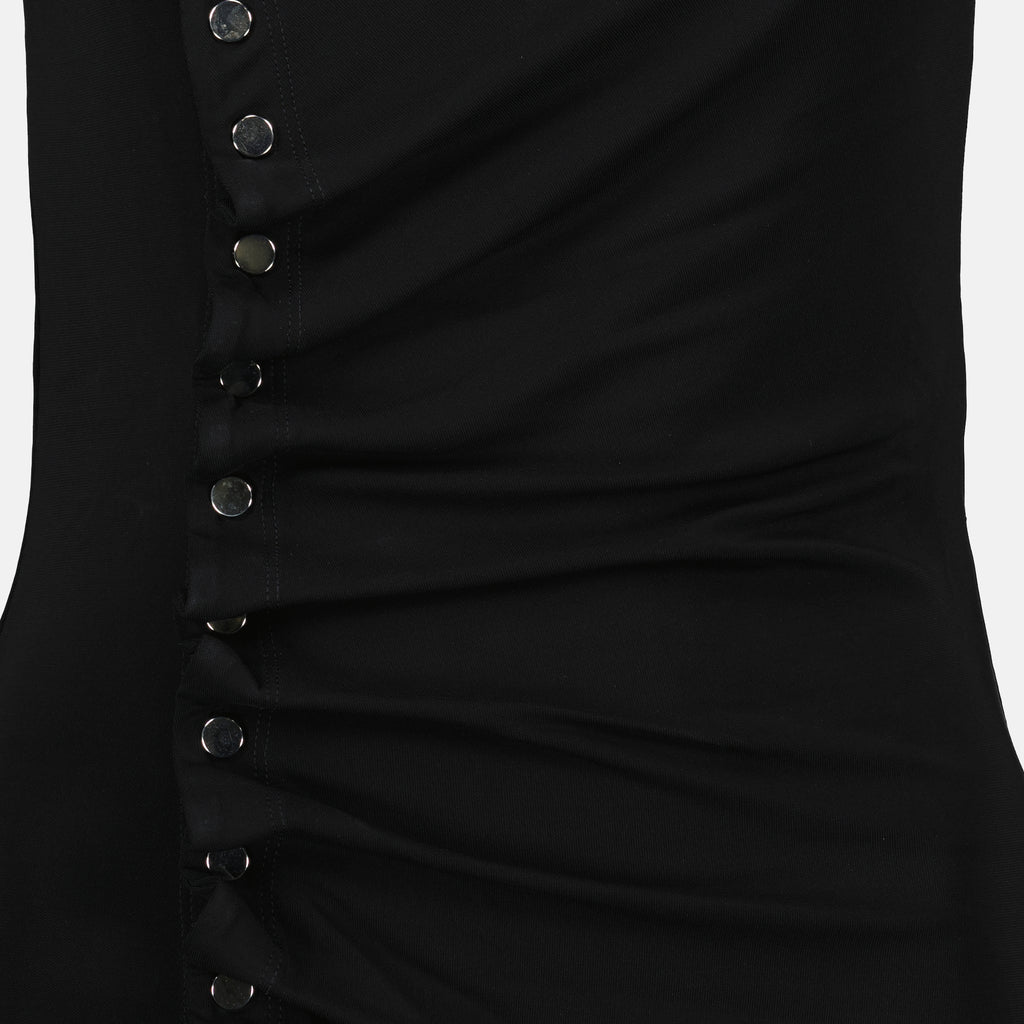 Robes Robe drapée Rabanne Noir Femme