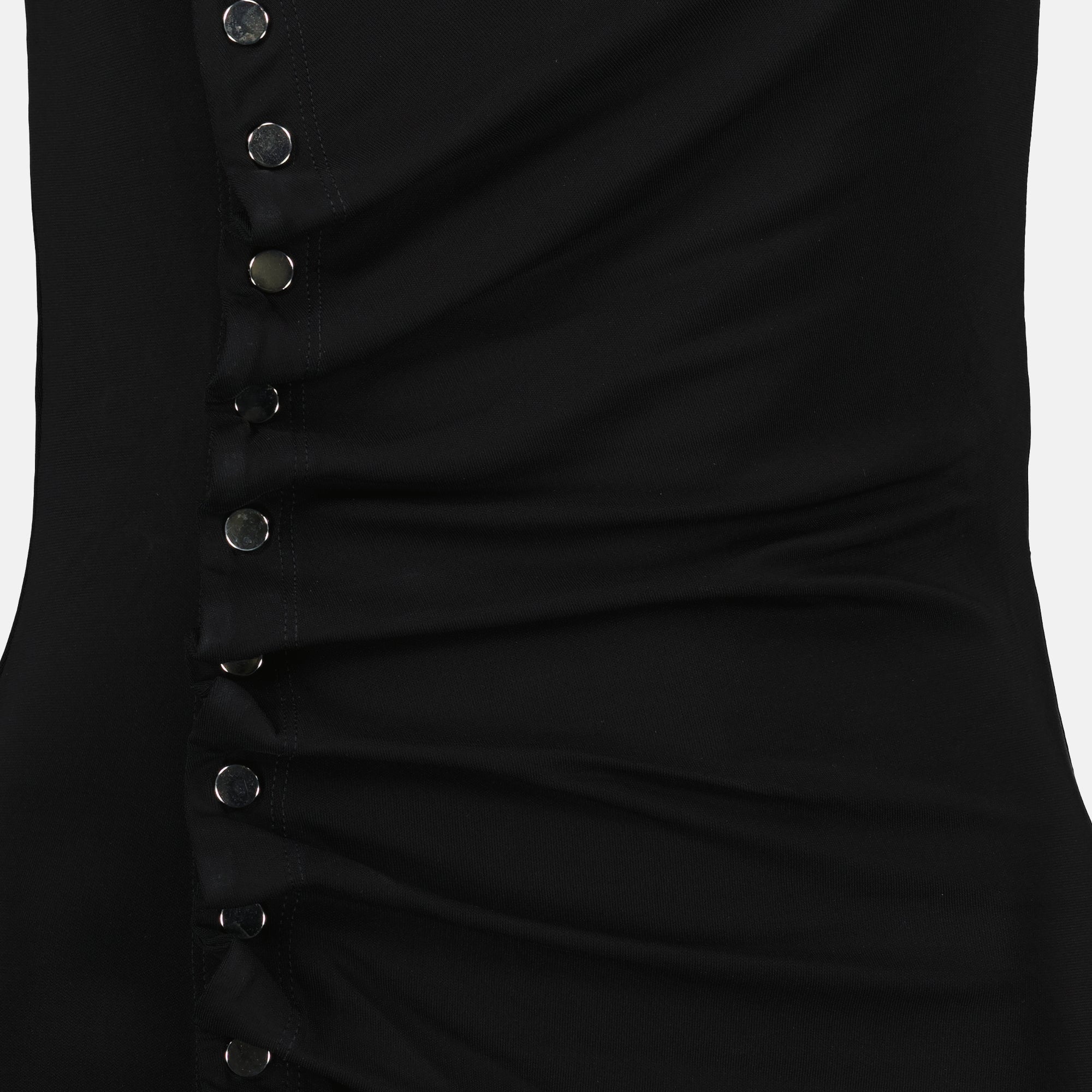 Robes Robe drapée Rabanne Noir Femme