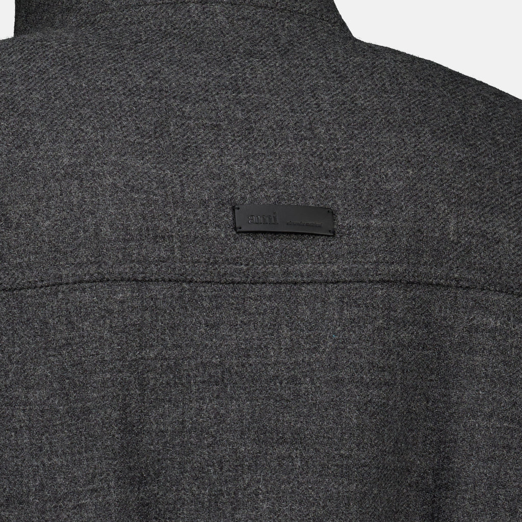 Vestes グレー ハリントンジャケット Ami PARIS Gris Unisexe