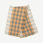 Lenços e luvas Cachecol Com Padrão Xadrez Burberry Bege Unissex